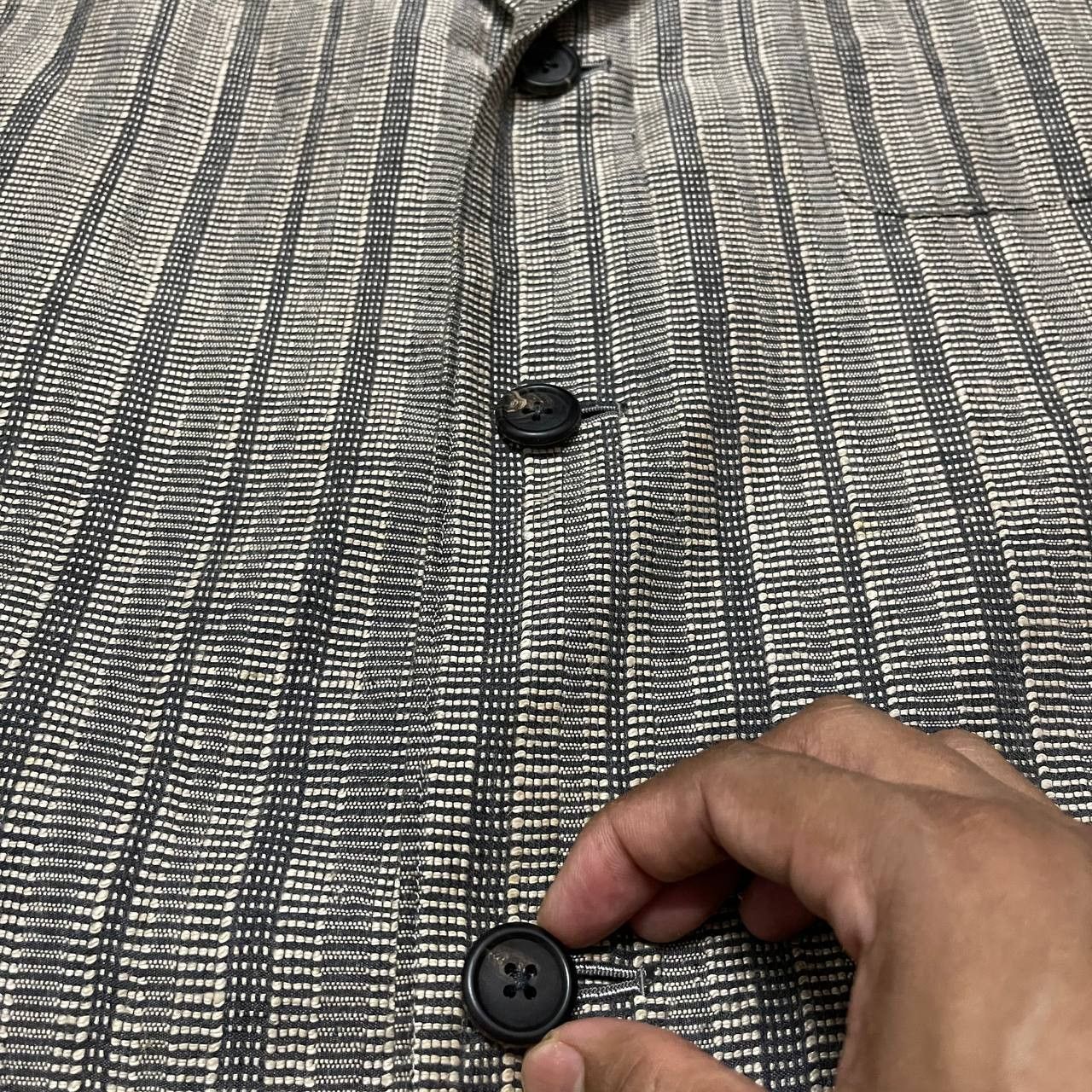 Yohji Yamamoto Ys For Men by Yohji Yamamoto Striped Blazer Jacket Size US M / EU 48-50 / 2 - 5 Thumbnail