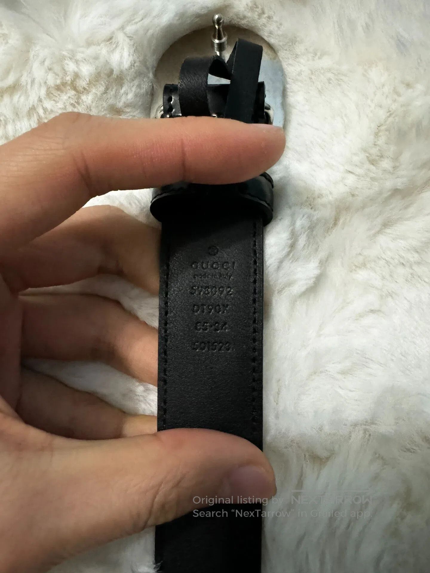 Gucci Guicci size 85 Belt| Size ONE SIZE - 3 Thumbnail