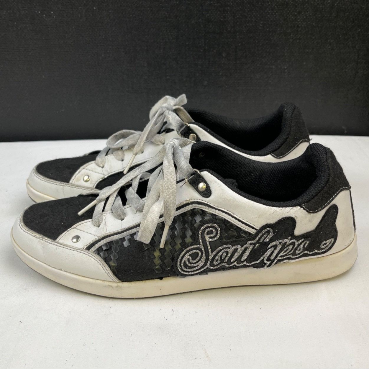 Southpole Southpole Women's Blk/White Shoes/Sneakers Sz 10 SKU 4519 Size US 10 / IT 40 - 3 Thumbnail