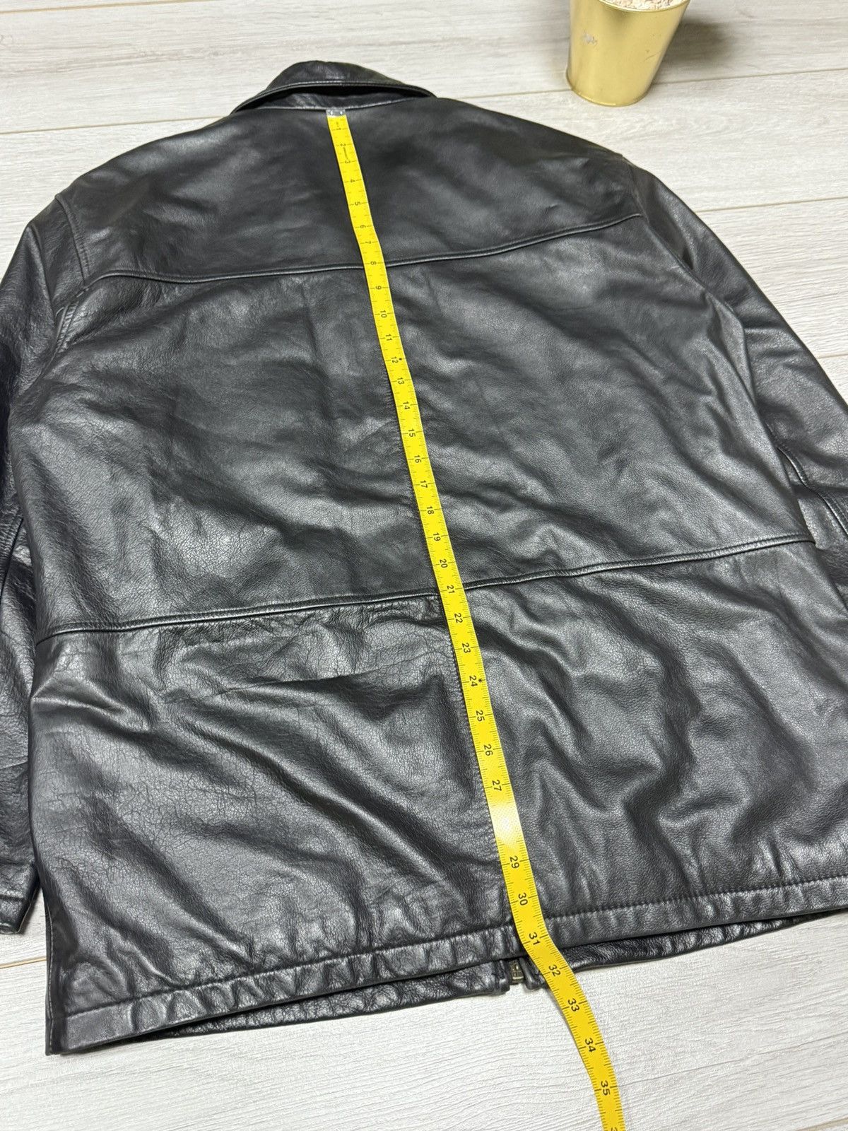 Genuine Leather Trapper leather jacket vintage Size US L / EU 52-54 / 3 - 13 Thumbnail