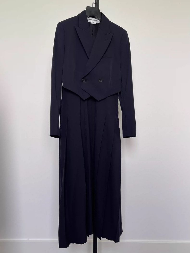 Comme des Garcons Comme Des Garcons Wool suit + pleated suspender skirt suit Size S / US 4 / IT 40 - 3 Thumbnail
