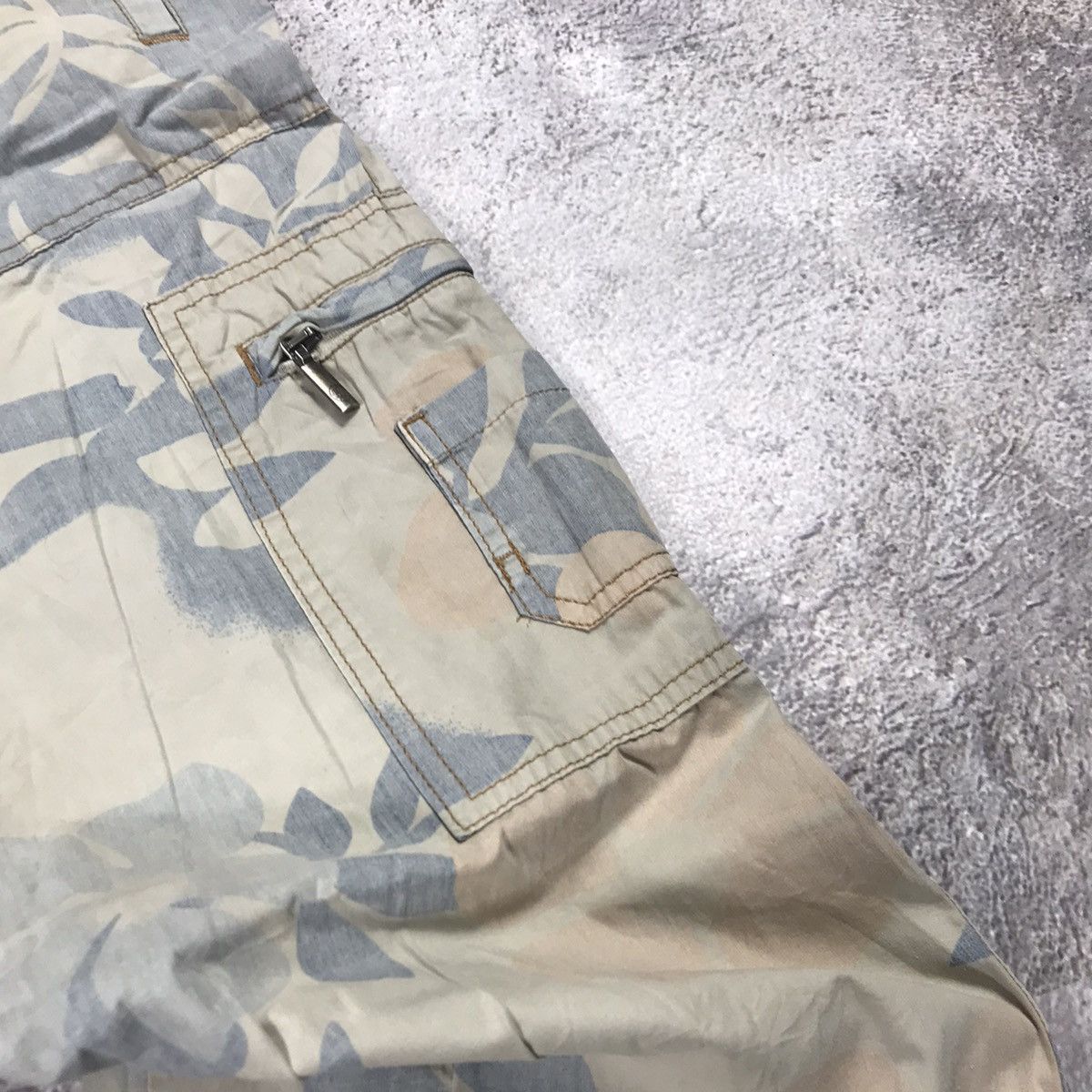 Vintage Y2K Baggy Cargo Pants All Over Print Tactical Streetwear 30 Size 30" / US 8 / IT 44 - 4 Thumbnail