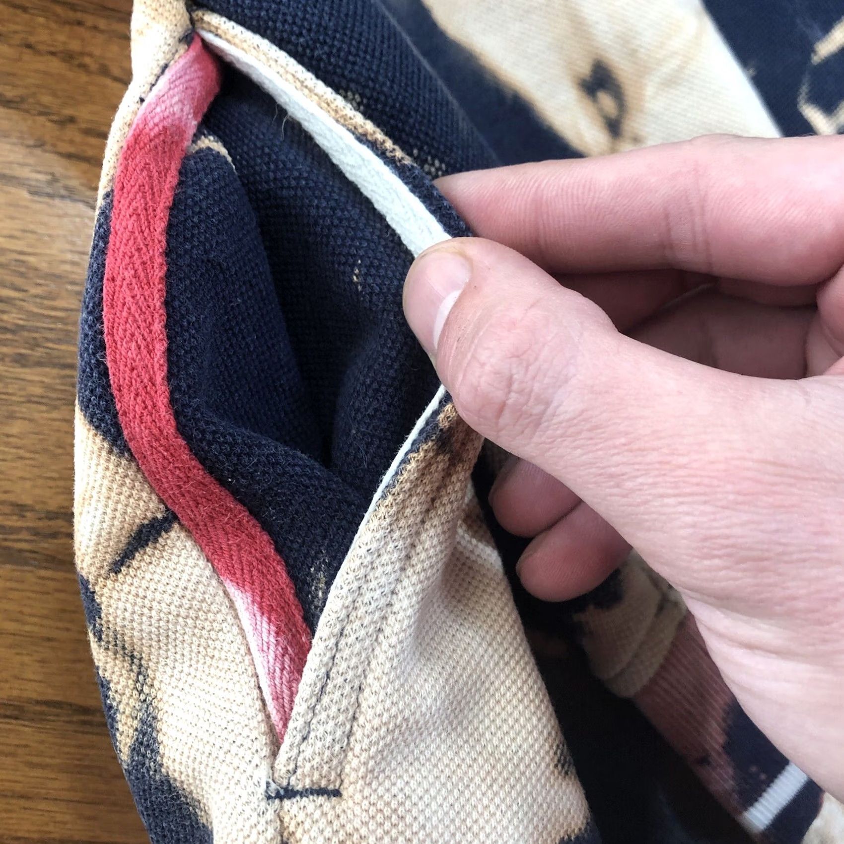 Tommy Hilfiger VINTAGE Tommy Hilfiger 1/4 Zip Pullover Tie Dye Blue Mens XL 90s Size US XL / EU 56 / 4 - 5 Thumbnail
