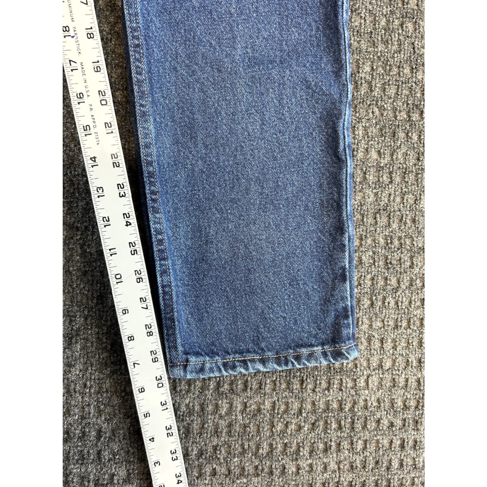 Wrangler VINTAGE Wrangler Jeans Regular Fit 30 x 30 96501MR Rodeo Cowboy Western Blue Men's Jeans Regular 30in Inseam 5-Pocket Distressed Denim Cowboy N/A Logo Size US 30 / EU 46 - 6 Thumbnail
