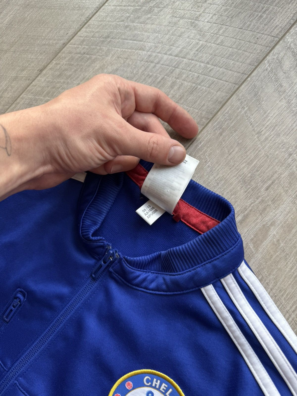 Adidas Adidas Chelsea Football Jacket Soccer Blue Mens Zip Size US M / EU 48-50 / 2 - 7 Thumbnail
