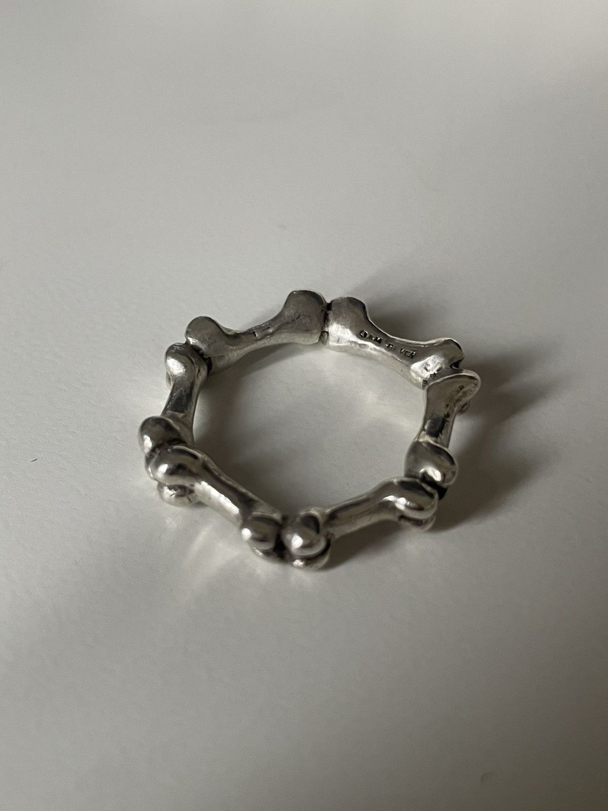 Number (N)ine SS01 Bone Ring Size ONE SIZE - 4 Thumbnail