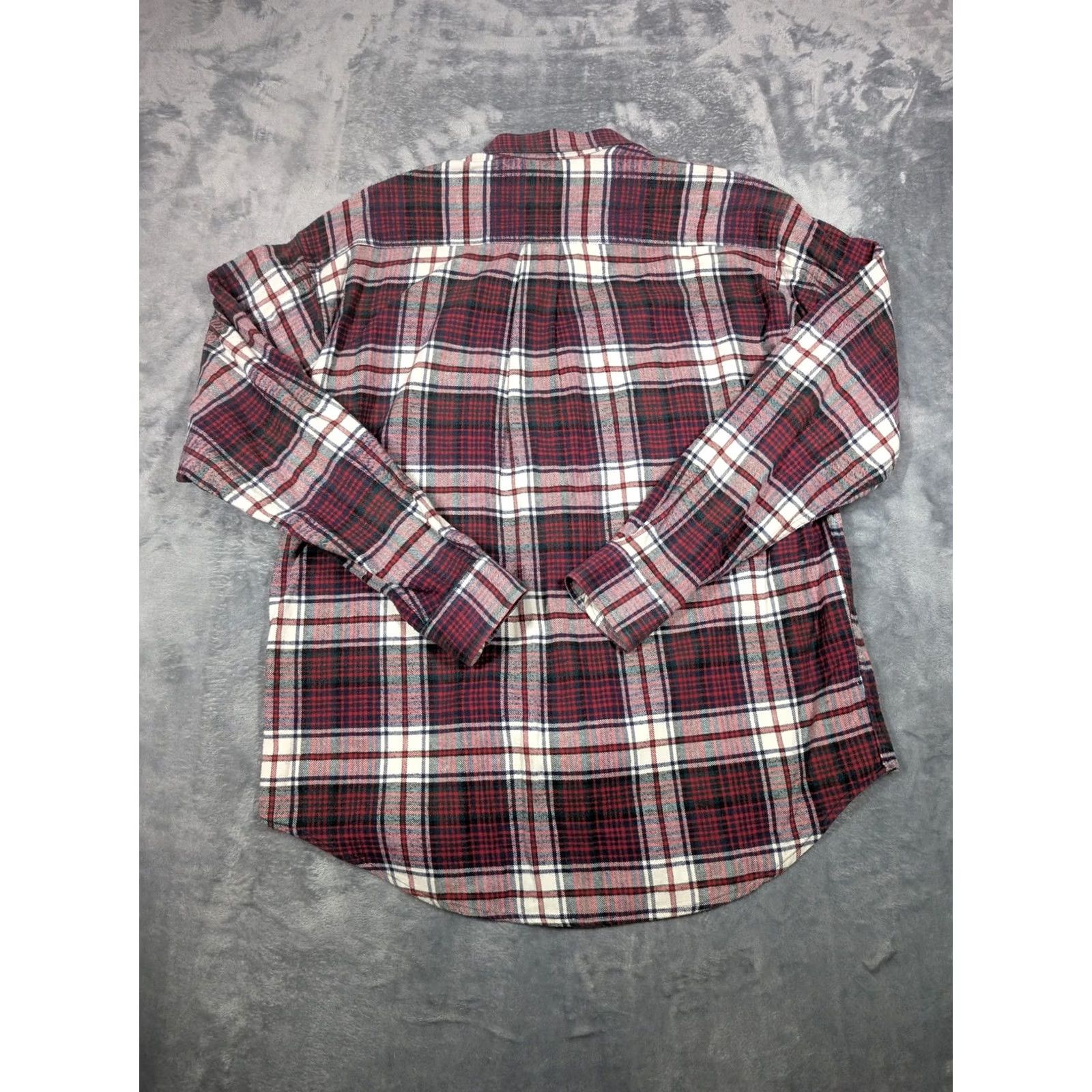 J.Crew VINTAGE J.CREW Oarsmen Flannel Shirt Mens XL Red Green Plaid Long Sleeve Button Up Size US XL / EU 56 / 4 - 7 Thumbnail