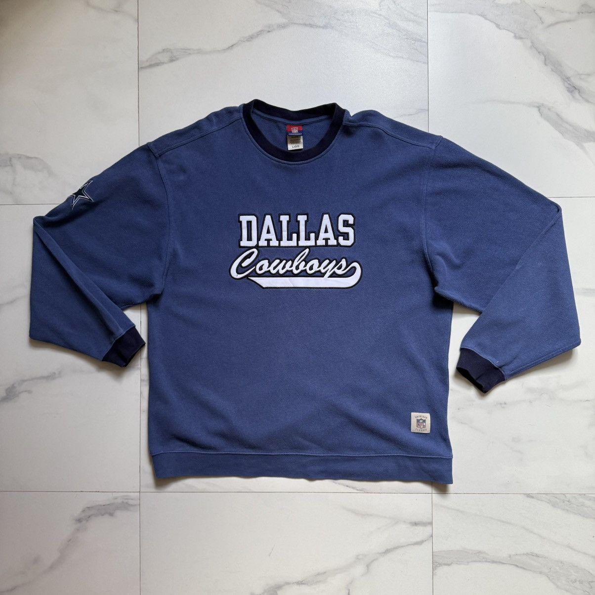 Reebok Vintage Y2K Reebok Gridiron Dallas Cowboys Sweat Size US L / EU 52-54 / 3 - 2 Thumbnail