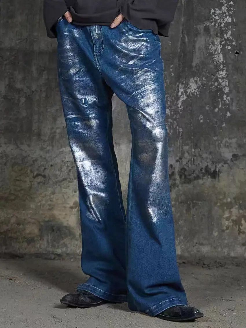 Designer × Japanese Brand Vintage Hip Hop Vibe Street Loose Casual Pants Size US 31 - 1 Thumbnail