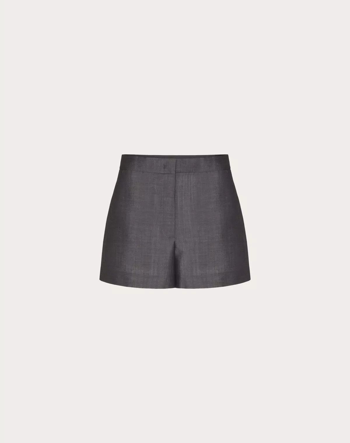 o1s1wg111125 Mohair Canvas Short in Gray