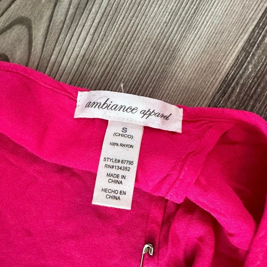 Other ambiance apparel hot pink slit back tank top Size S / US 4 / IT 40 - 3 Thumbnail