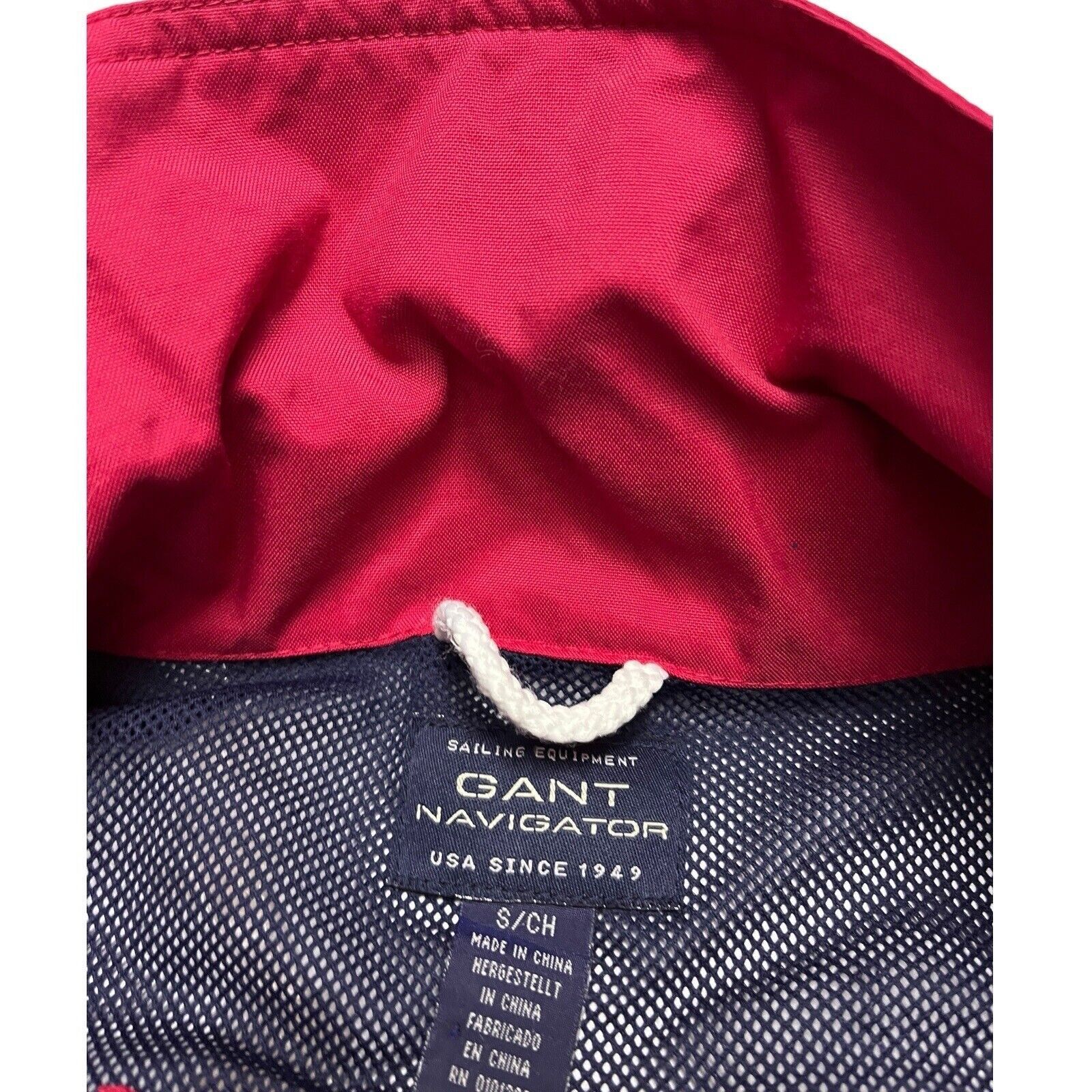 Gant GANT Navigator 12M Designer Waterproof Rain Jacket Red Size US S / EU 44-46 / 1 - 4 Thumbnail