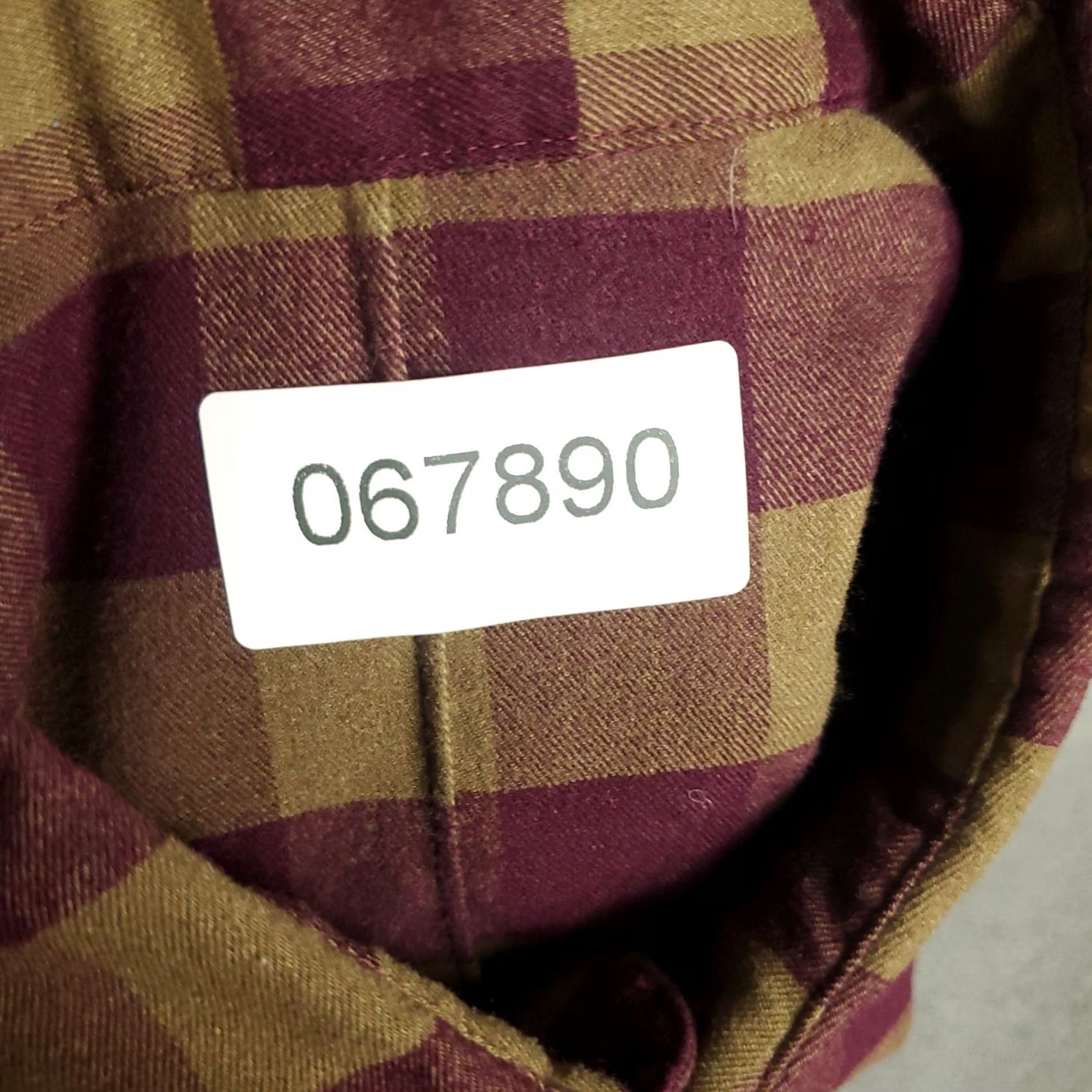 Lululemon Lululemon Shirt Mens Large Brown Burgundy Check Flannel Button Up Long Sleeve Size US L / EU 52-54 / 3 - 8 Thumbnail