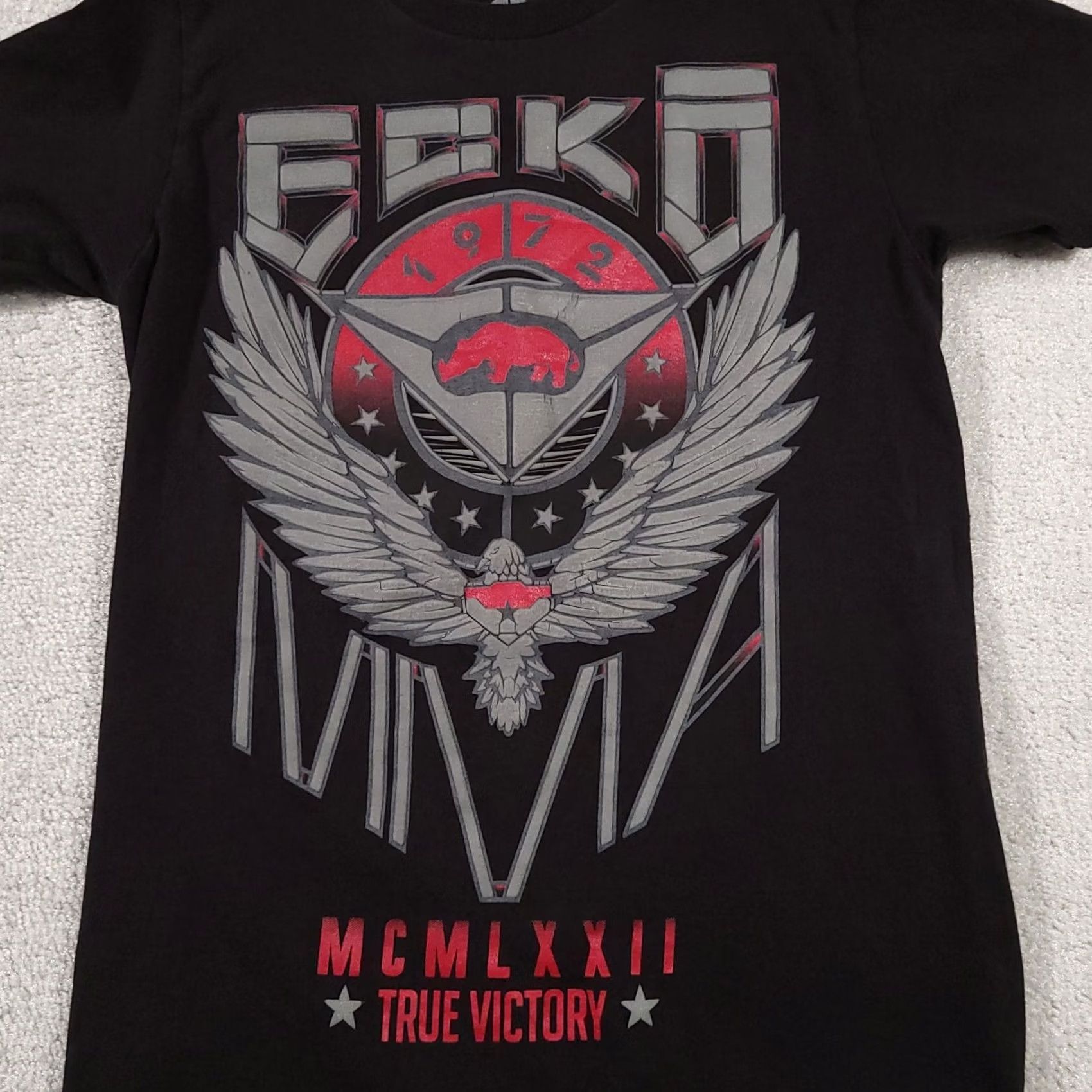 Ecko Unltd. Ecko Unltd. Unlimited MMA T Shirt Mens Small Black Double Sided Grunge Size US S / EU 44-46 / 1 - 4 Thumbnail