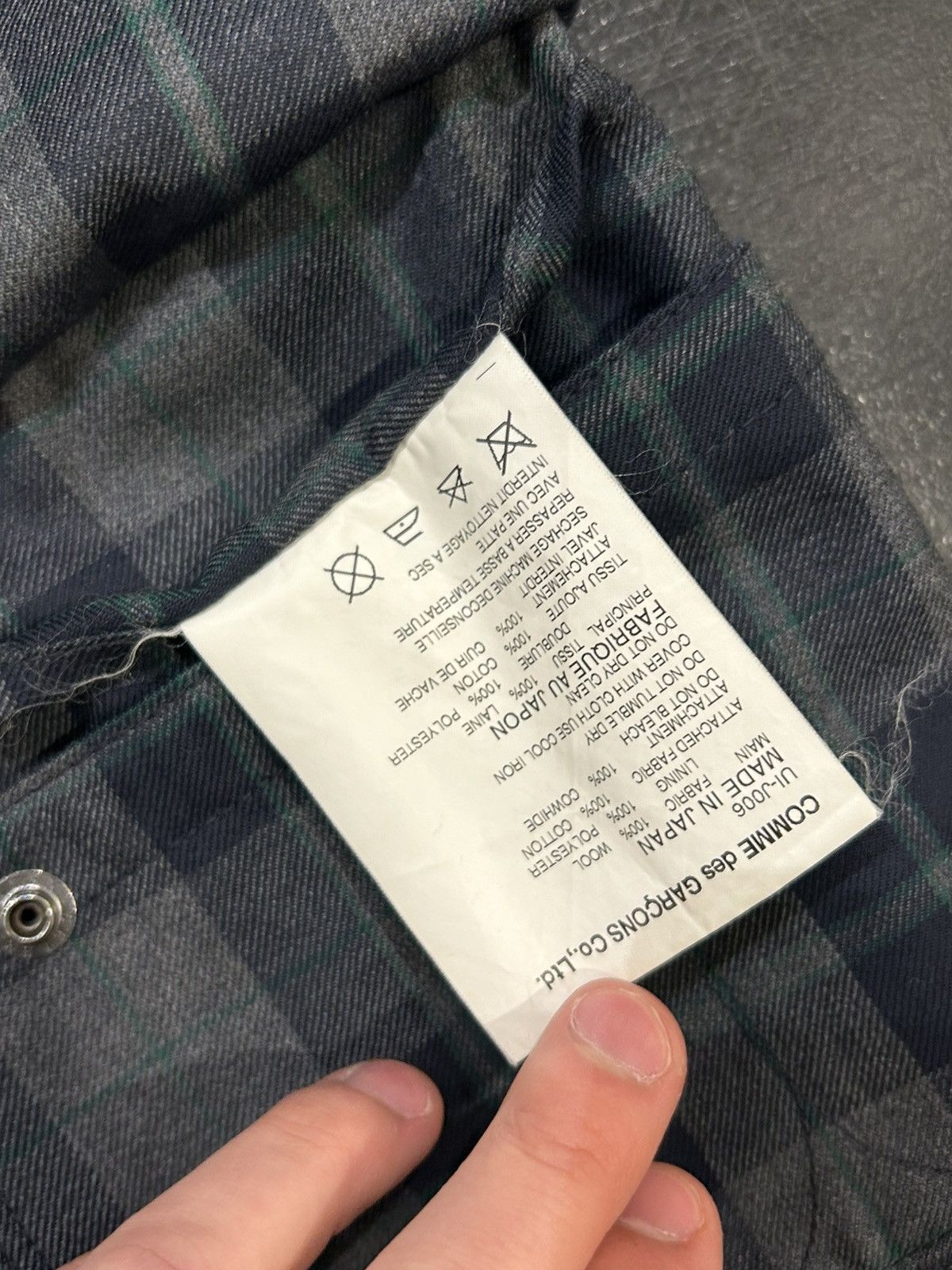 Junya Watanabe CDG Man SS12 Plaid Blouson Size US S / EU 44-46 / 1 - 5 Thumbnail