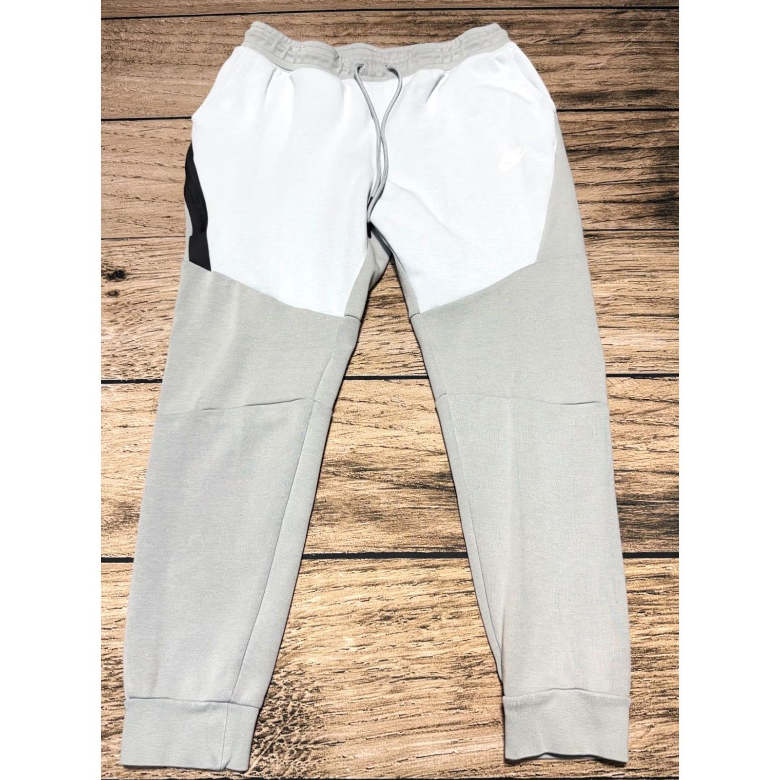 Nike Nike Tech Fleece Joggers Mens L Gray Slim Tapered Sweatpants 805162-077 Size US 33 - 2 Thumbnail