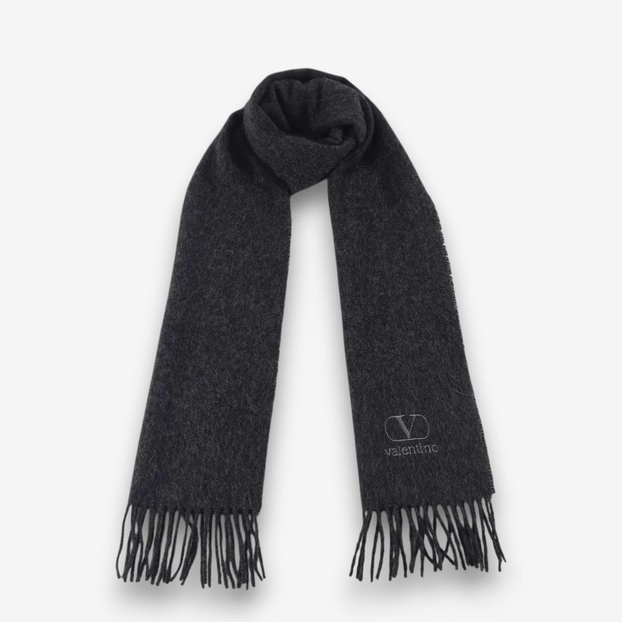 Valentino Vintage Valentino Scarf Wool Cashmere Muffler Scarves Size ONE SIZE - 1 Thumbnail