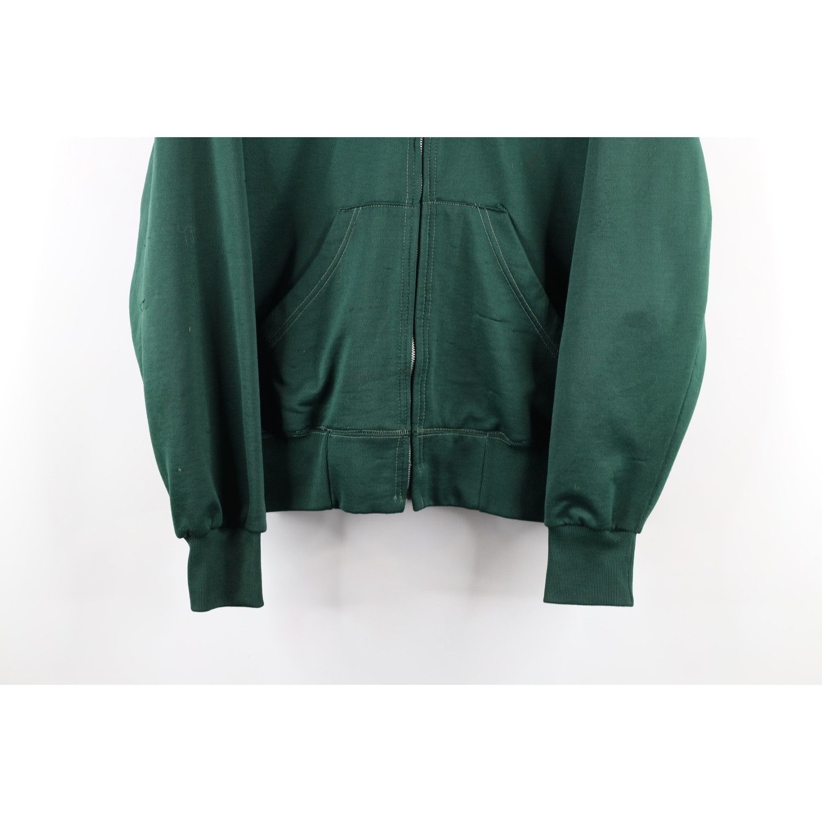 Vintage Vintage 70s Streetwear Thermal Waffle Knit Lined Hoodie USA Size US L / EU 52-54 / 3 - 3 Thumbnail