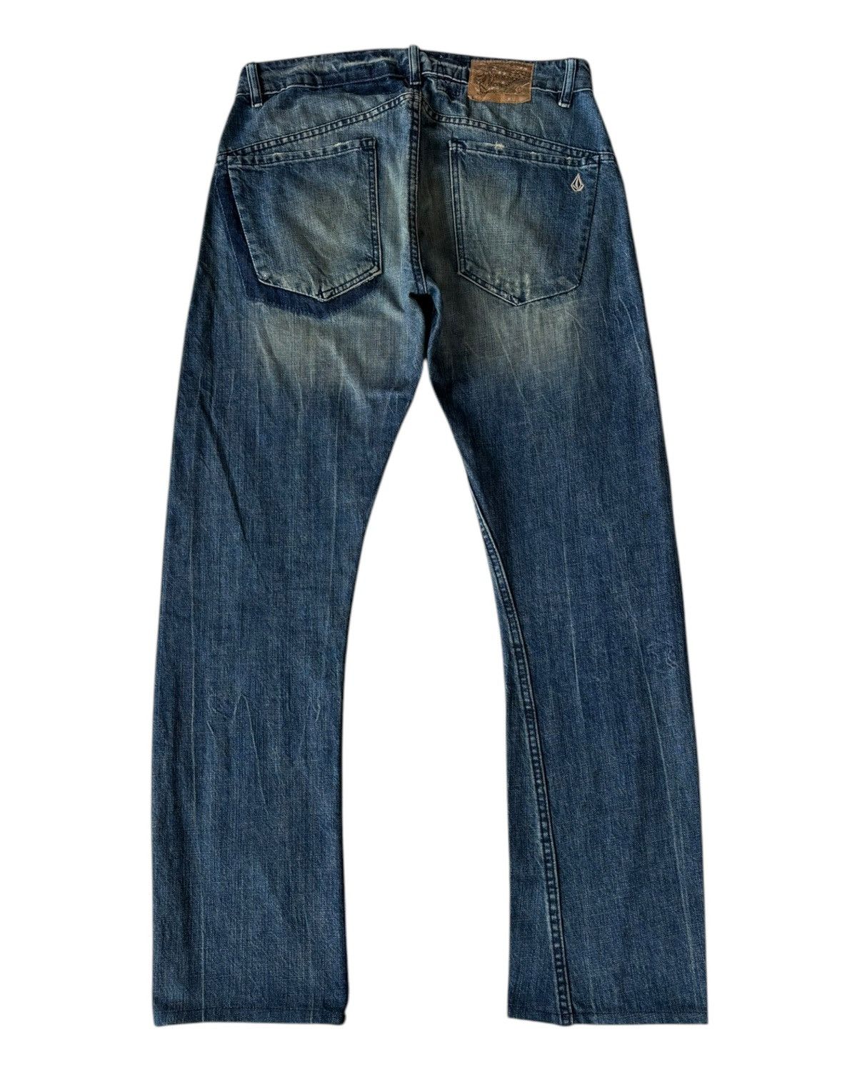 Marithe + Francois Girbaud RARE🔥DISTRESSED DENIM VOLCOM SLERGO JEANS MFG PPFM STYLE Size US 33 - 11 Thumbnail