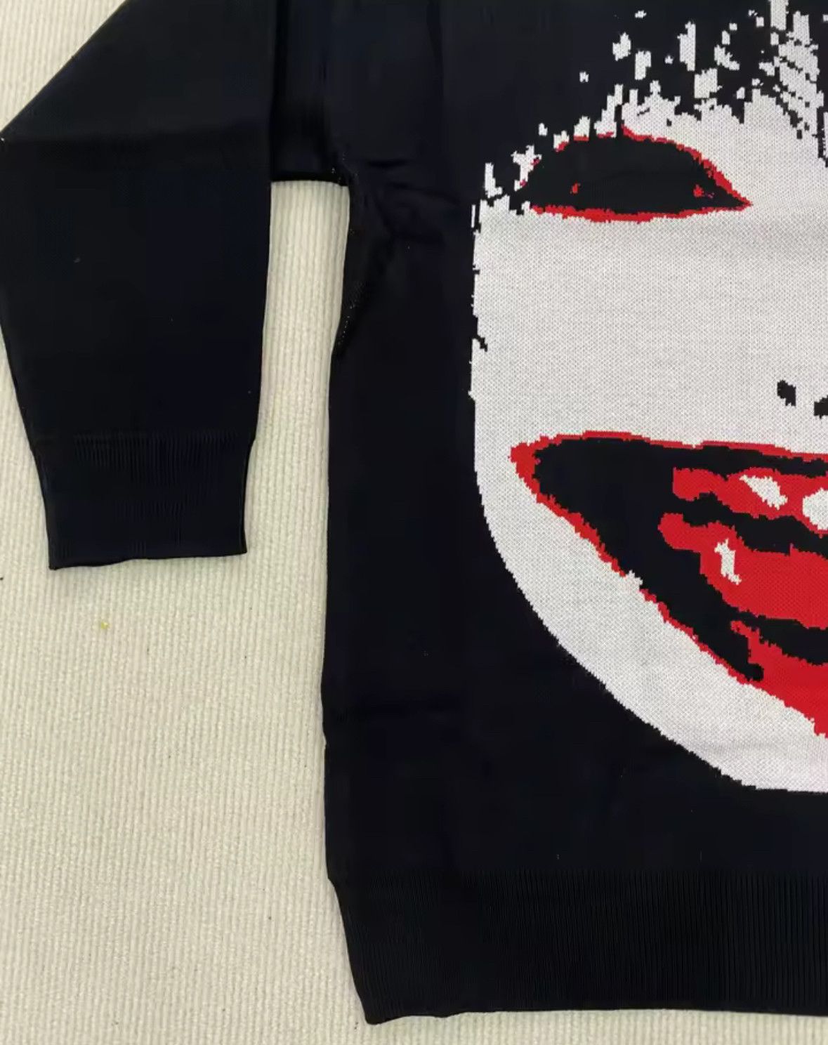 Other Gothic Y2K Anime Demon Jacquard Pullover Knit Sweater Size US M / EU 48-50 / 2 - 4 Thumbnail