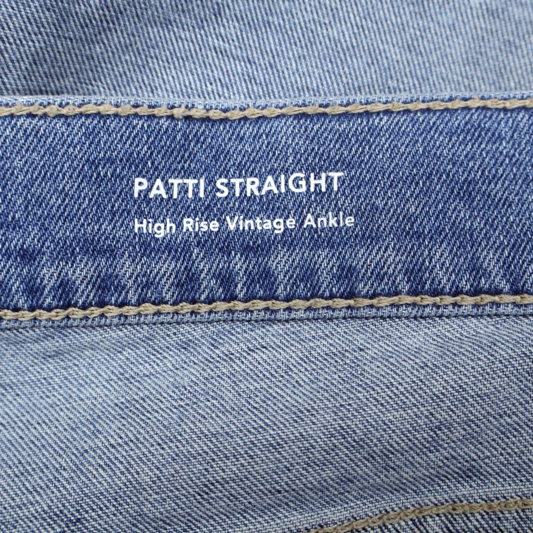 DL1961 DL1961 Women's Patti Straight High Rise Distressed Blue Jeans Sz 31 NEW Size 24" / US 00 / IT 34 - 5 Thumbnail