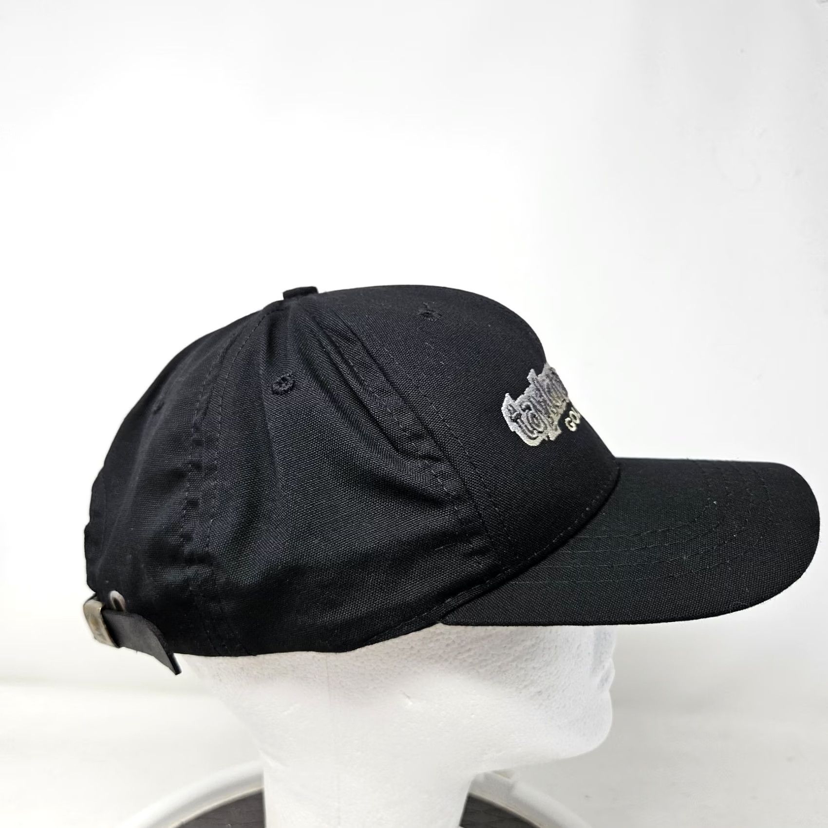 Imperial Imperial Golf Hat Cap Embroidered Adjustable Black One Size Mens USA Made Baseball Cap Size ONE SIZE - 3 Thumbnail