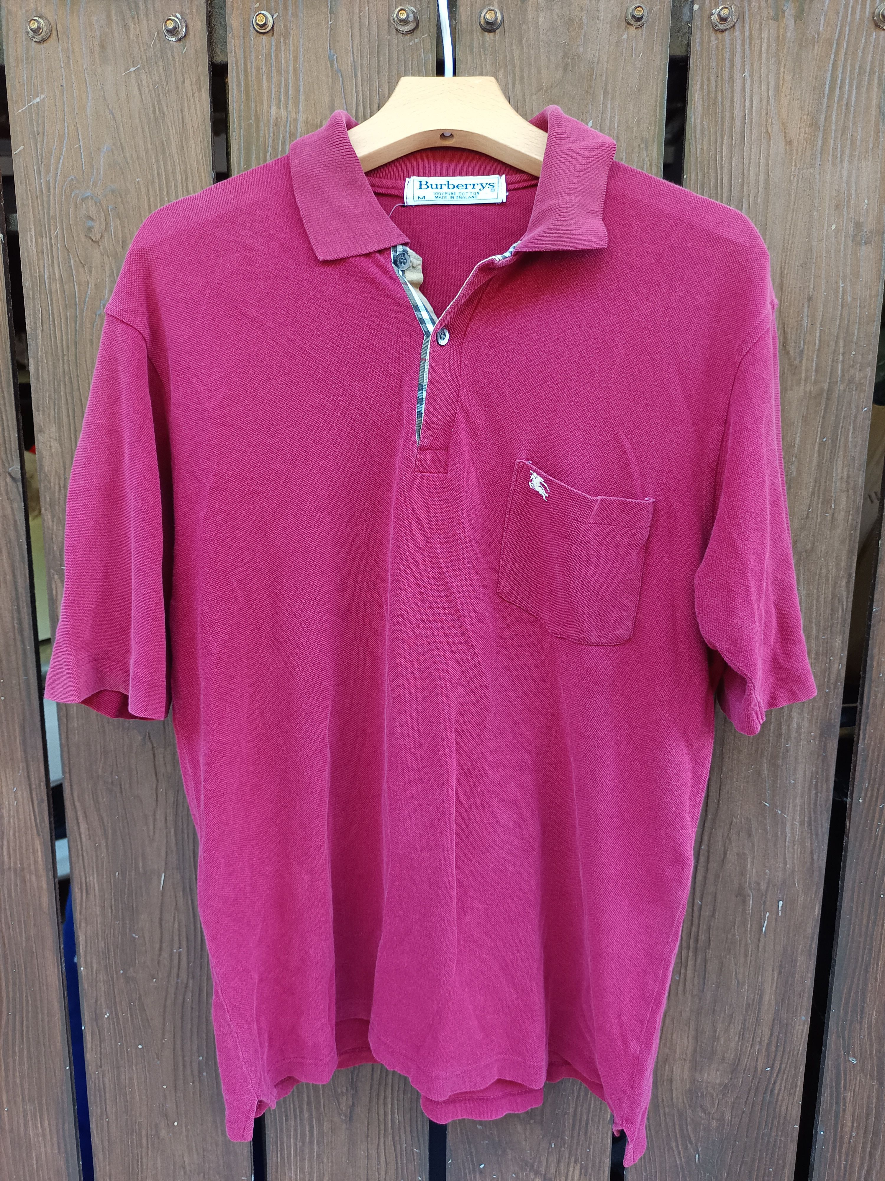 Burberry Vintage 80s burberry s polo Size US M / EU 48-50 / 2 - 1 Thumbnail
