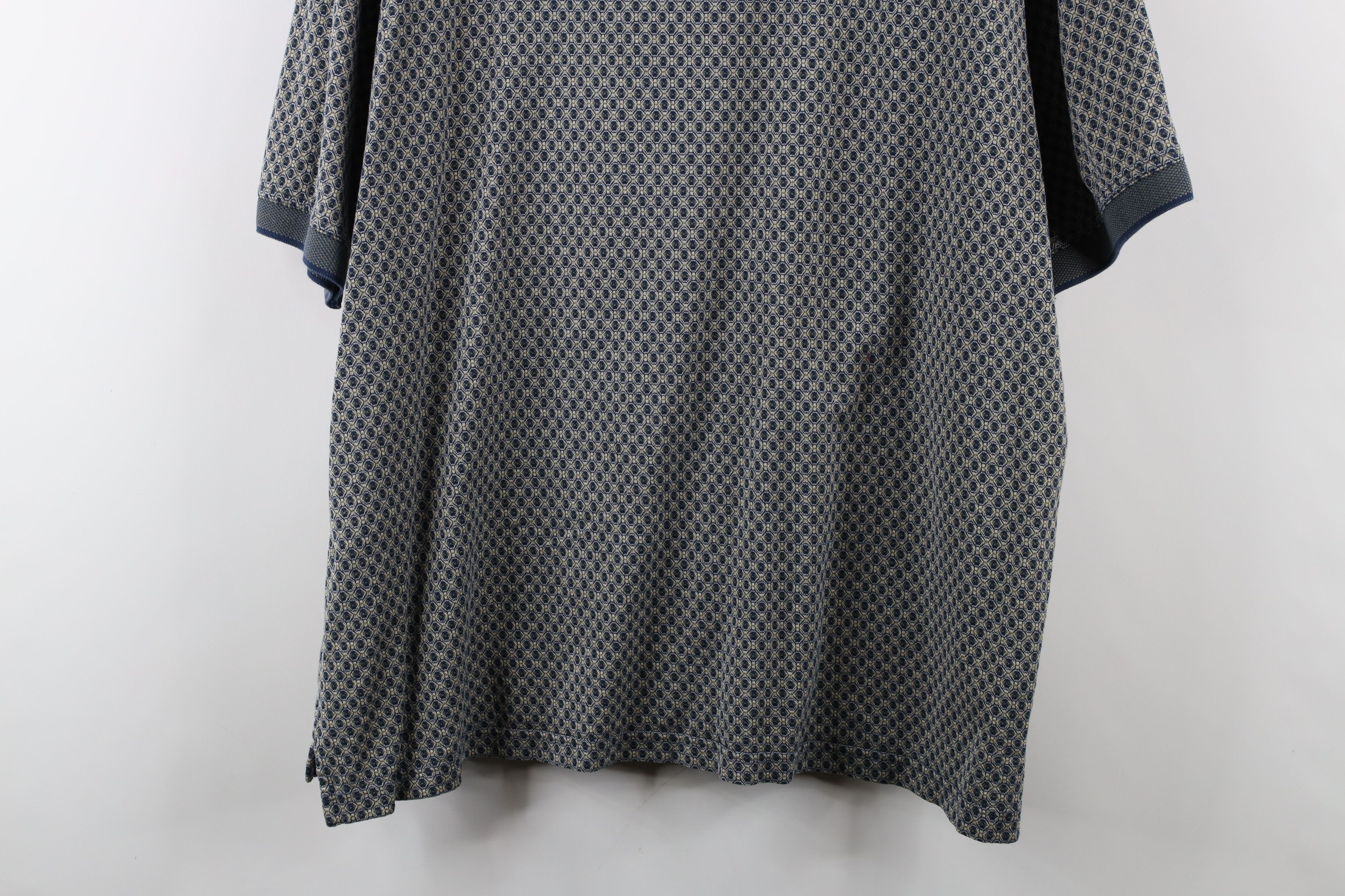 Vintage Vintage 90s Streetwear Geometric Collared Golf Polo Shirt Size US XL / EU 56 / 4 - 11 Thumbnail