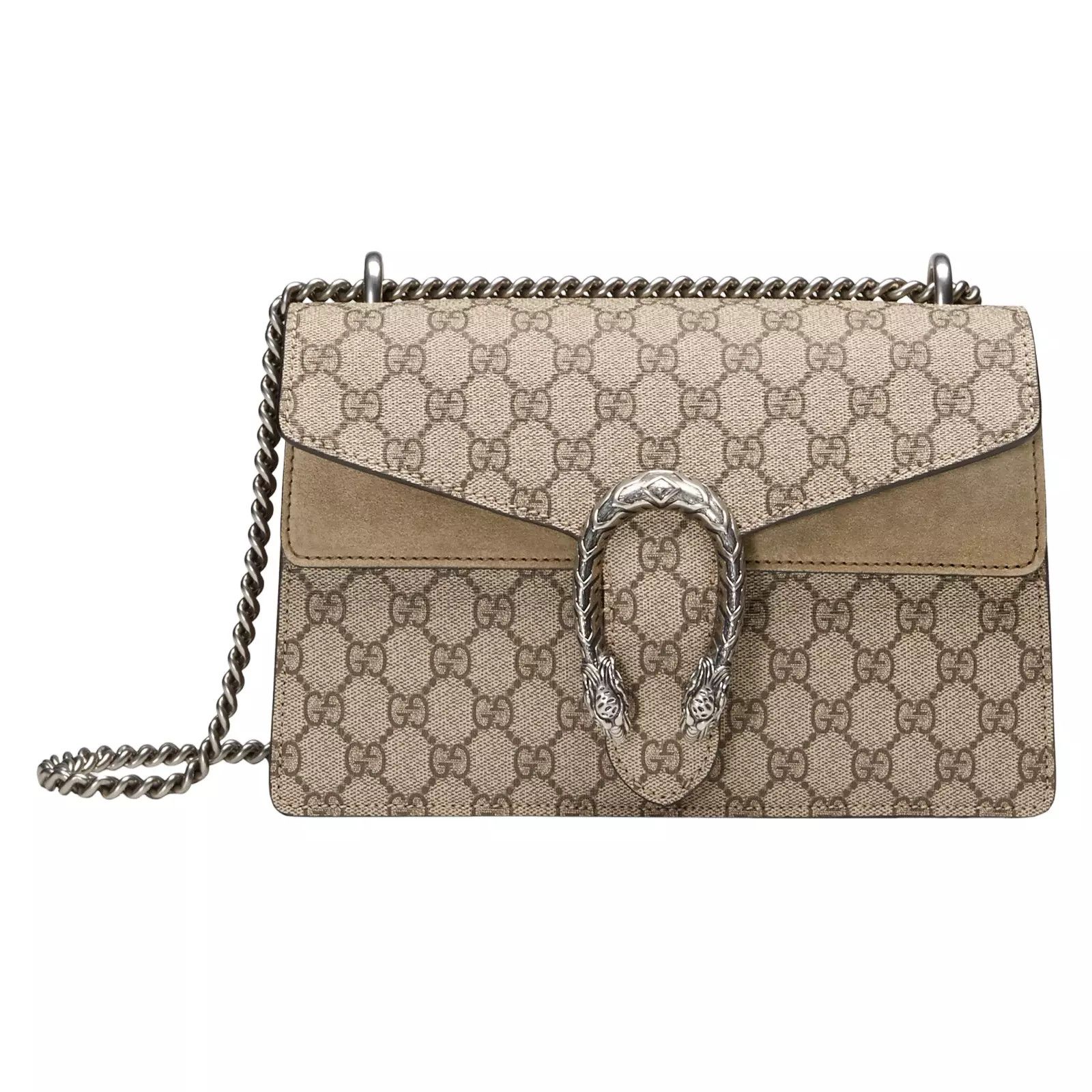 Gucci GUCCI Dionysus Medium GG Canvas Shoulder Bag New Size ONE SIZE - 1 Thumbnail