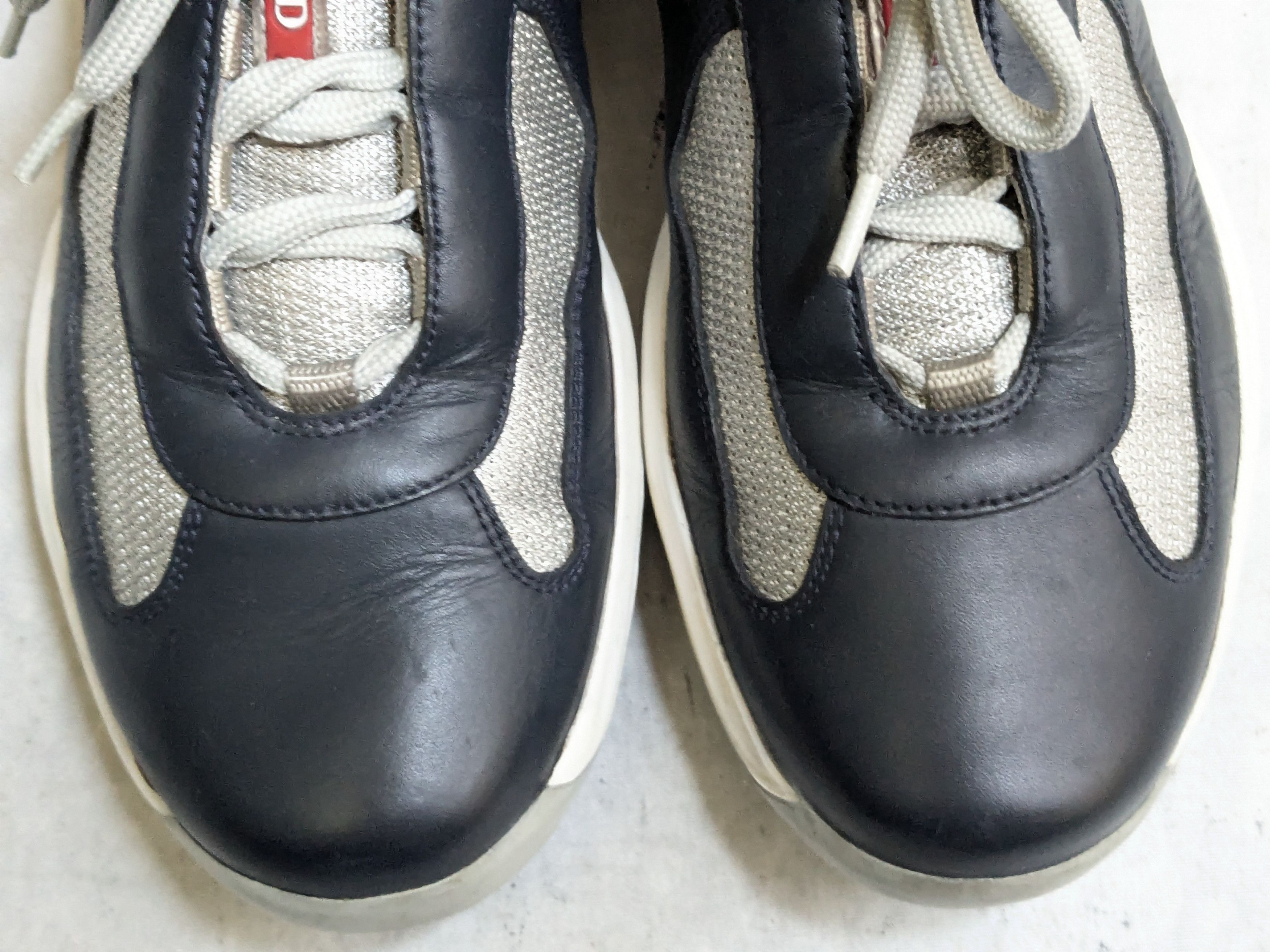 Prada Prada America's Cup Navy Blue 7 Low Top Leather Size US 7 / EU 40 - 3 Thumbnail