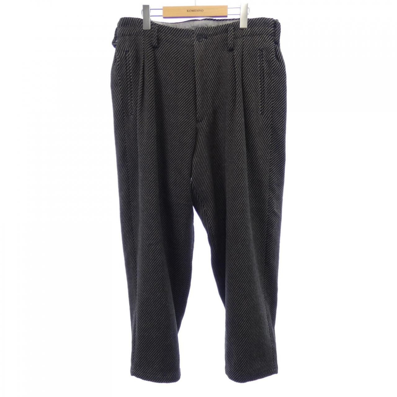 Other Yoji Yamamoto Pool Homme Yohji Yamamoto Pour Homme Pants Textile Pants HO-P47-104 DUTY FREE for USA Size ONE SIZE - 1 Thumbnail