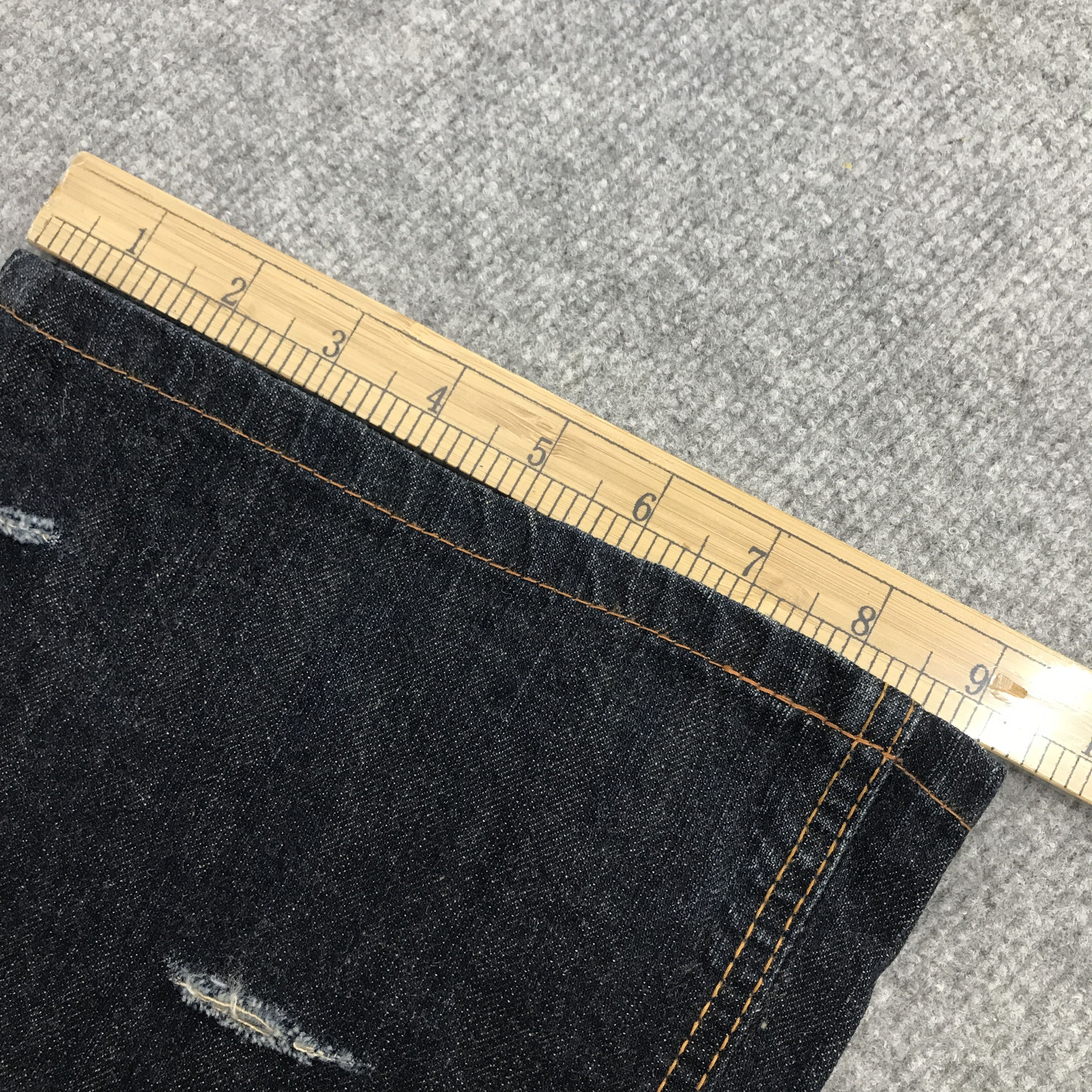 Edwin × If Six Was Nine × Le Grande Bleu (L.G.B.) Rare🔥Flare Edwin Japan bootcut design distressed jeans Size US 30 / EU 46 - 7 Thumbnail