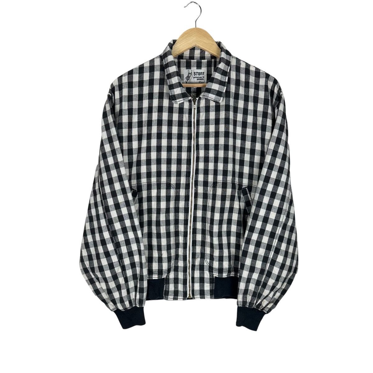 VINTAGE EDWIN CHECKERED HERRINGTON JACKET