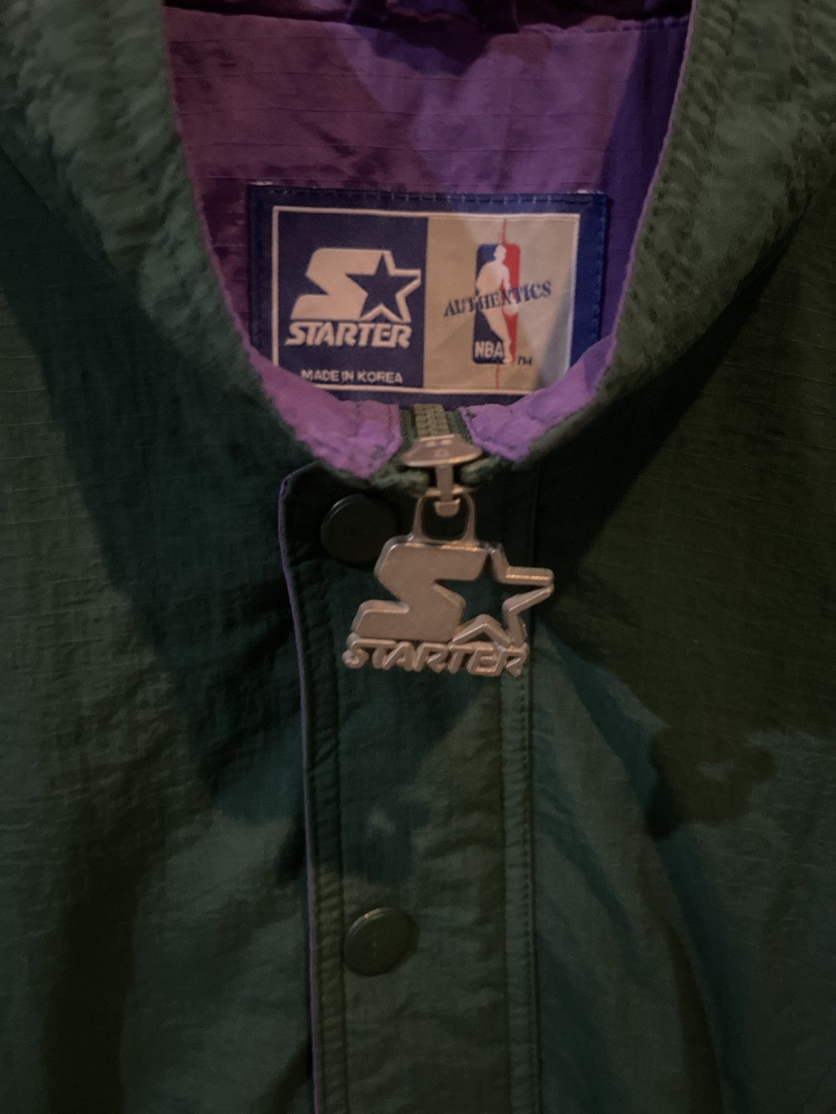 NBA × Starter × Vintage Vintage milwaukee bucks jacket Size US L / EU 52-54 / 3 - 3 Thumbnail