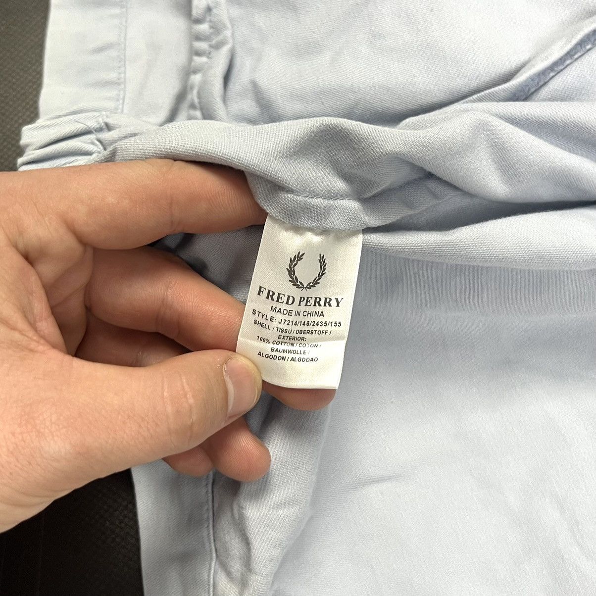 Fred Perry × Vintage Vintage Fred Perry Blue y2k Zip Overshirt Jacket Size M Size US M / EU 48-50 / 2 - 13 Thumbnail