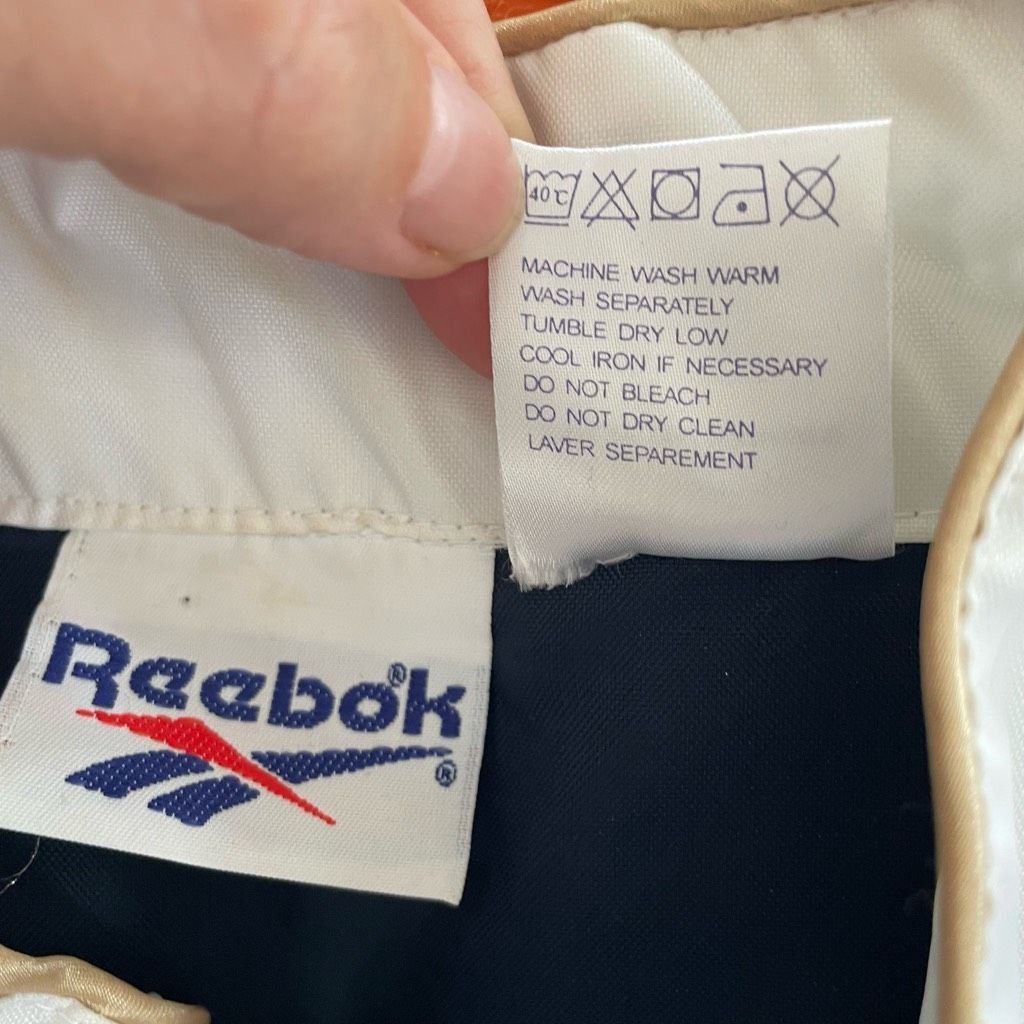 Reebok Vintage 90s Reebok Navy Blue Full Zip Vest Streetwear Unisex Size M / US 6-8 / IT 42-44 - 9 Thumbnail