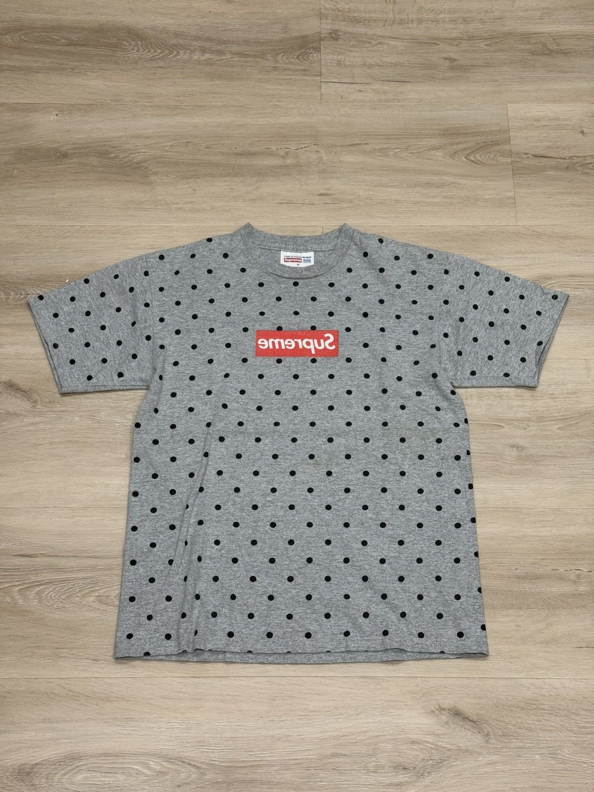 Comme des Garcons × Supreme Supreme cdg part 1 box logo tee polka