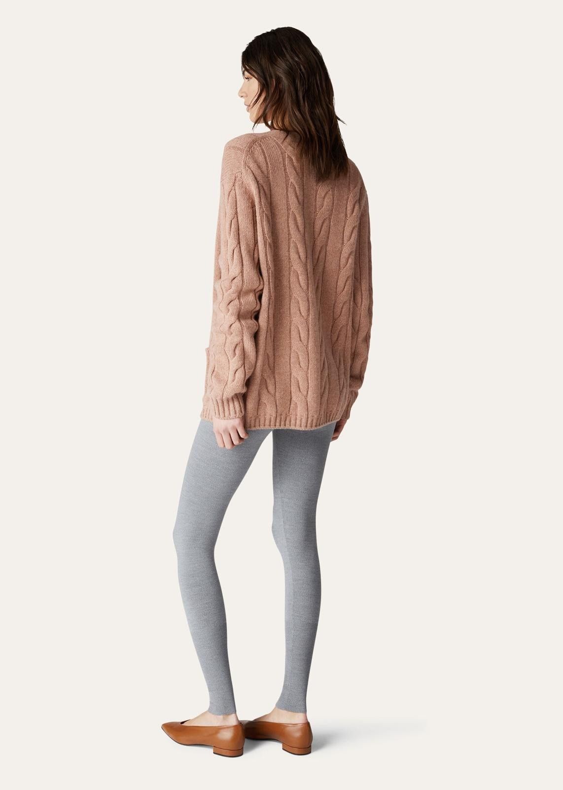 Loro Piana o1srvl11e0824 Napier Cardigan Sweater in Pink Size M / US 6-8 / IT 42-44 - 4 Thumbnail