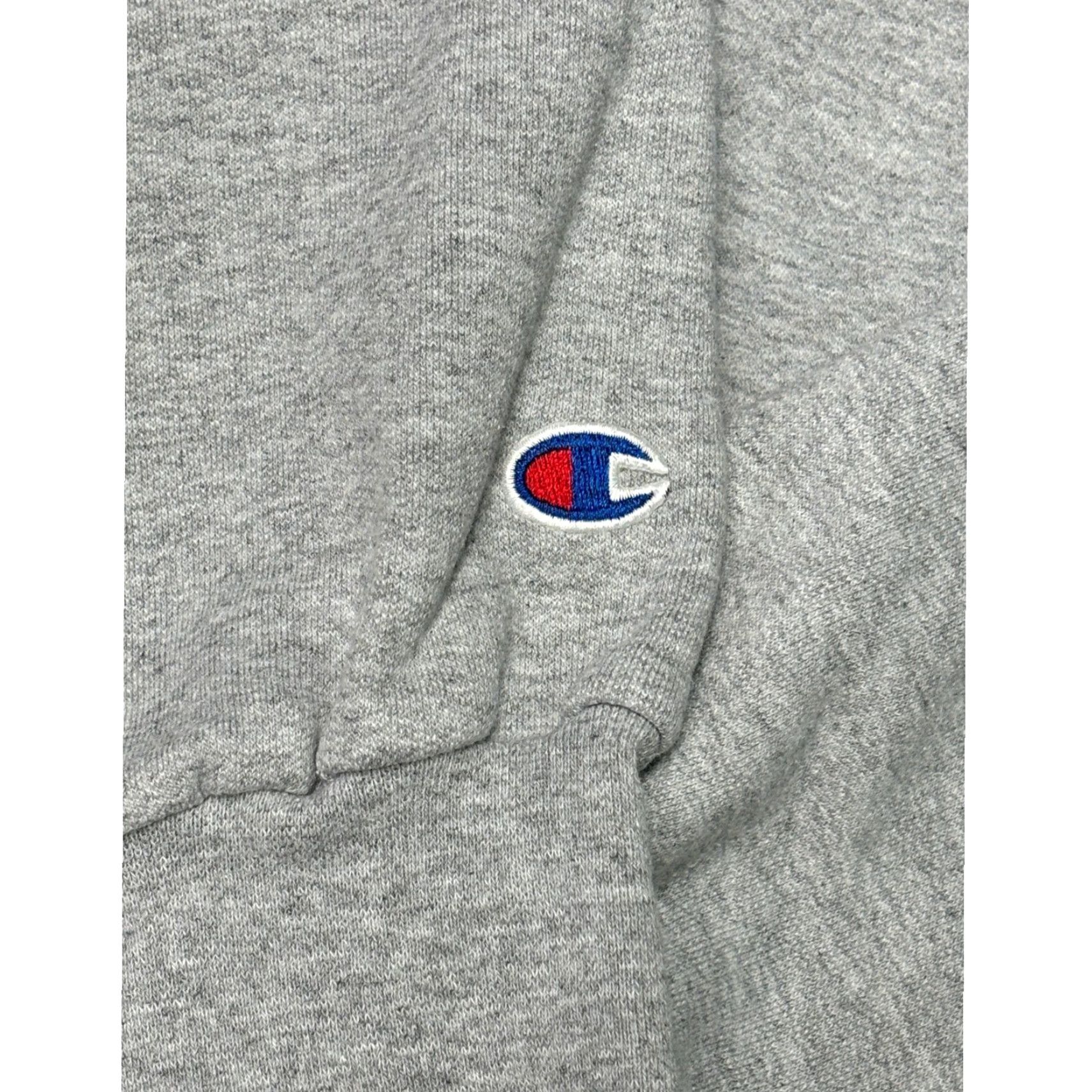 Champion VINTAGE Champion Hoodie Baseball Hernlon Graphic Print XL Gray Men Size XL Crew Neck Pullover Sweatshirt with Pockets Size US XL / EU 56 / 4 - 6 Thumbnail