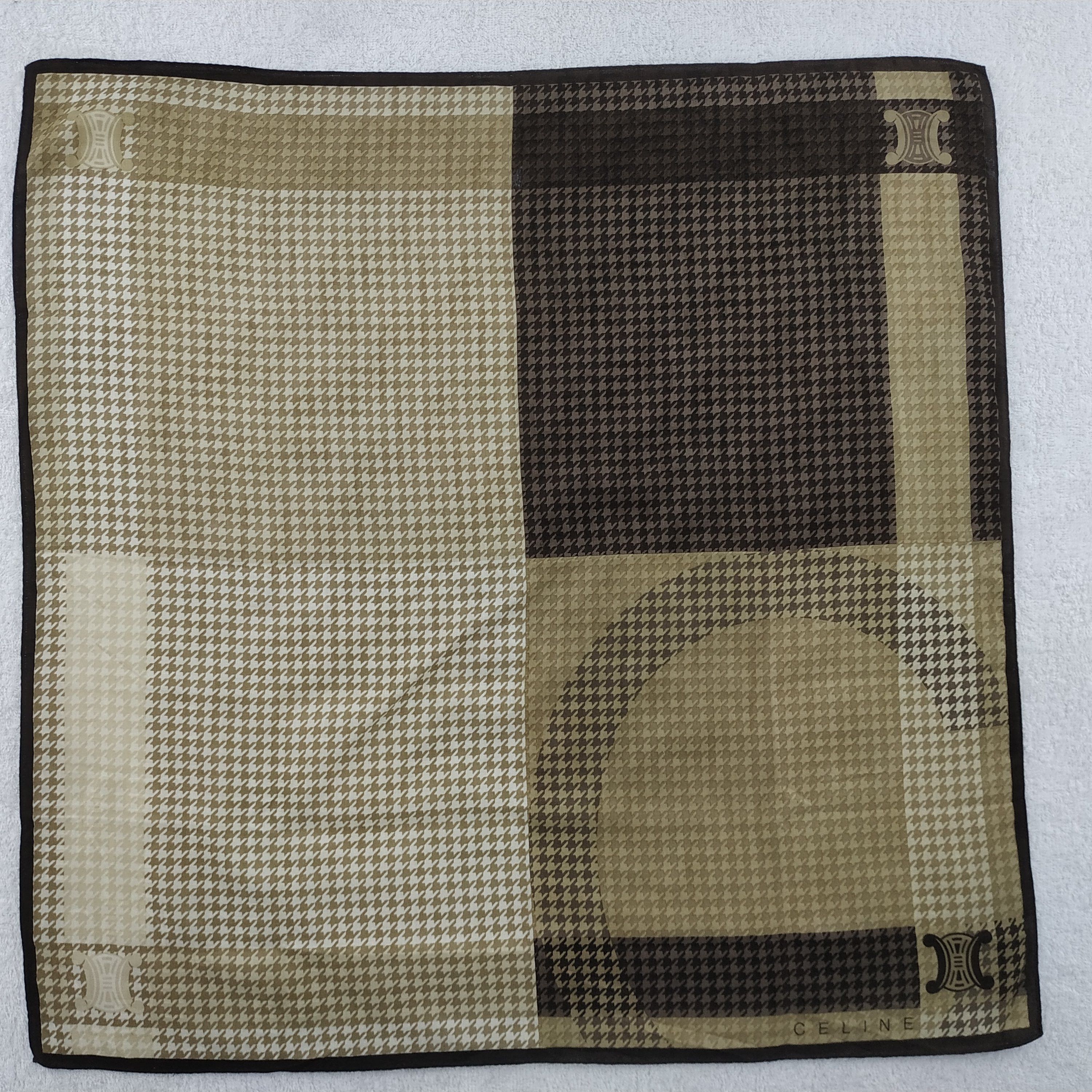 Celine × Vintage Celine Bandana / Handkerchief / Neckerchief - S004 Size ONE SIZE - 1 Thumbnail