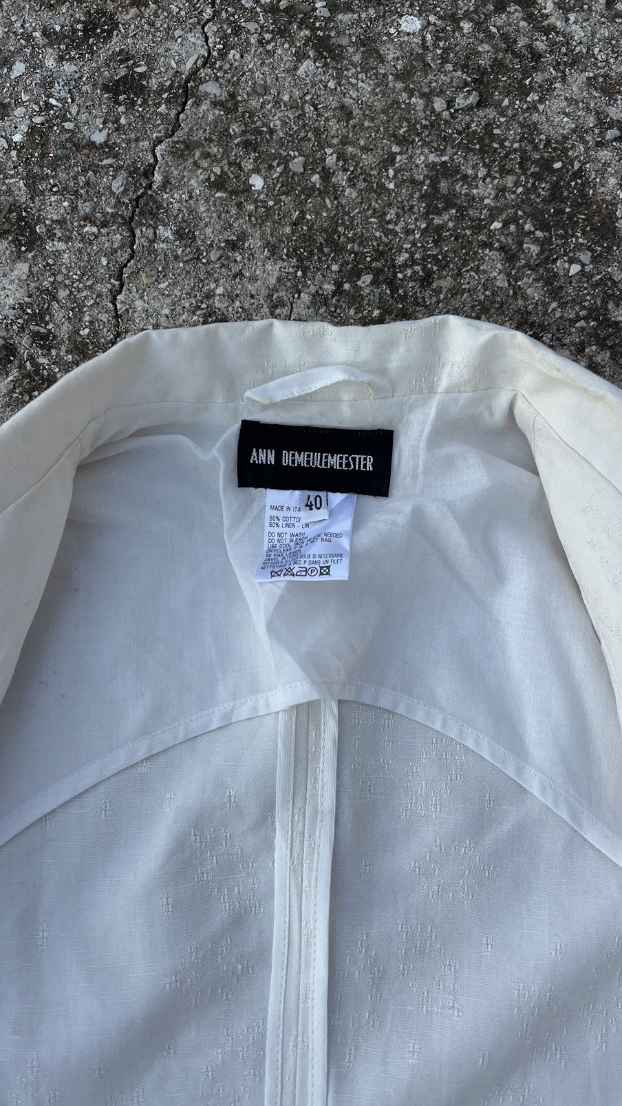Ann Demeulemeester Ann demeulemeester blazer deconstructed biker jacket Size S / US 4 / IT 40 - 17 Thumbnail