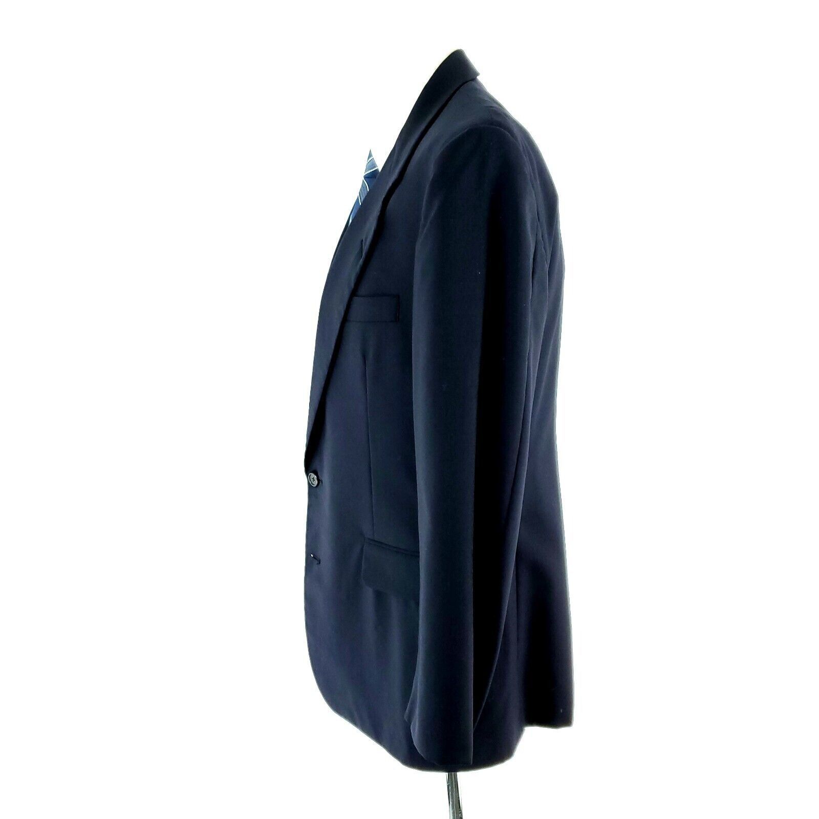 Tom James Tom James Executive Wool 2 Button Blazer 38R Blue Size 38R - 4 Thumbnail