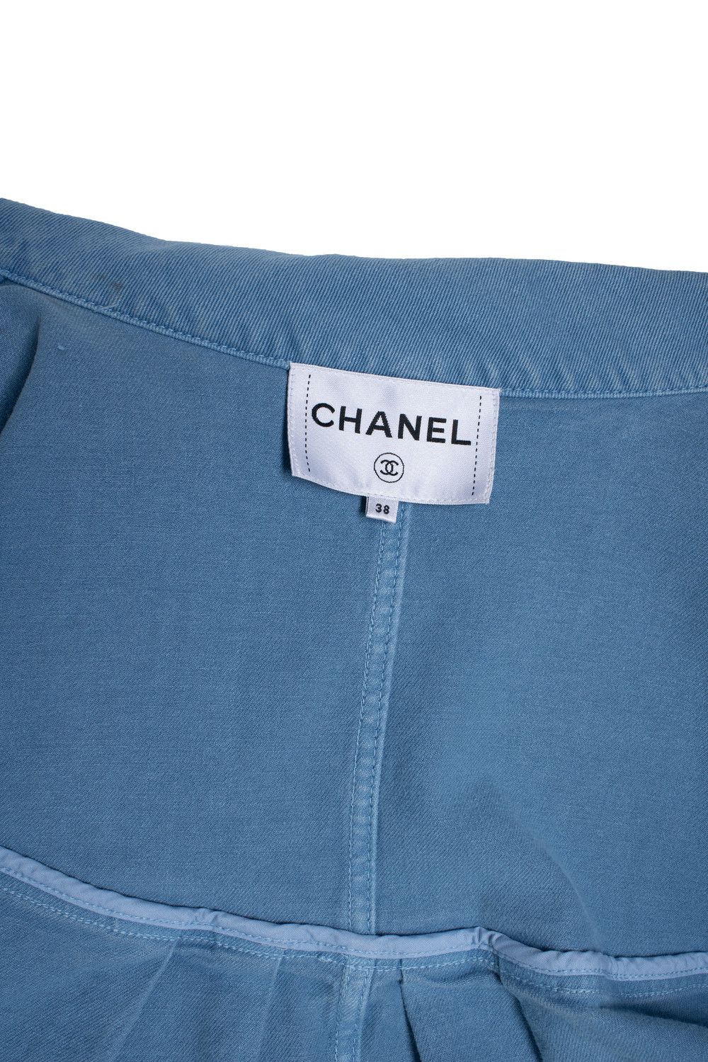 Chanel Chanel, 17S denim coat in blue Size S / US 4 / IT 40 - 7 Thumbnail