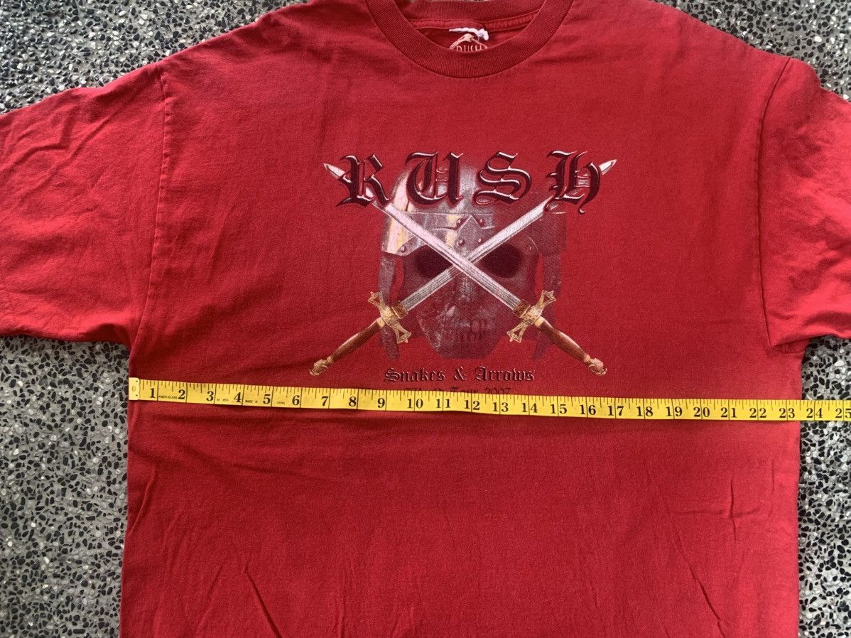 Band Tees Vintage 2007 Rush World Tour Rock Band T shirt Size US XL / EU 56 / 4 - 9 Thumbnail
