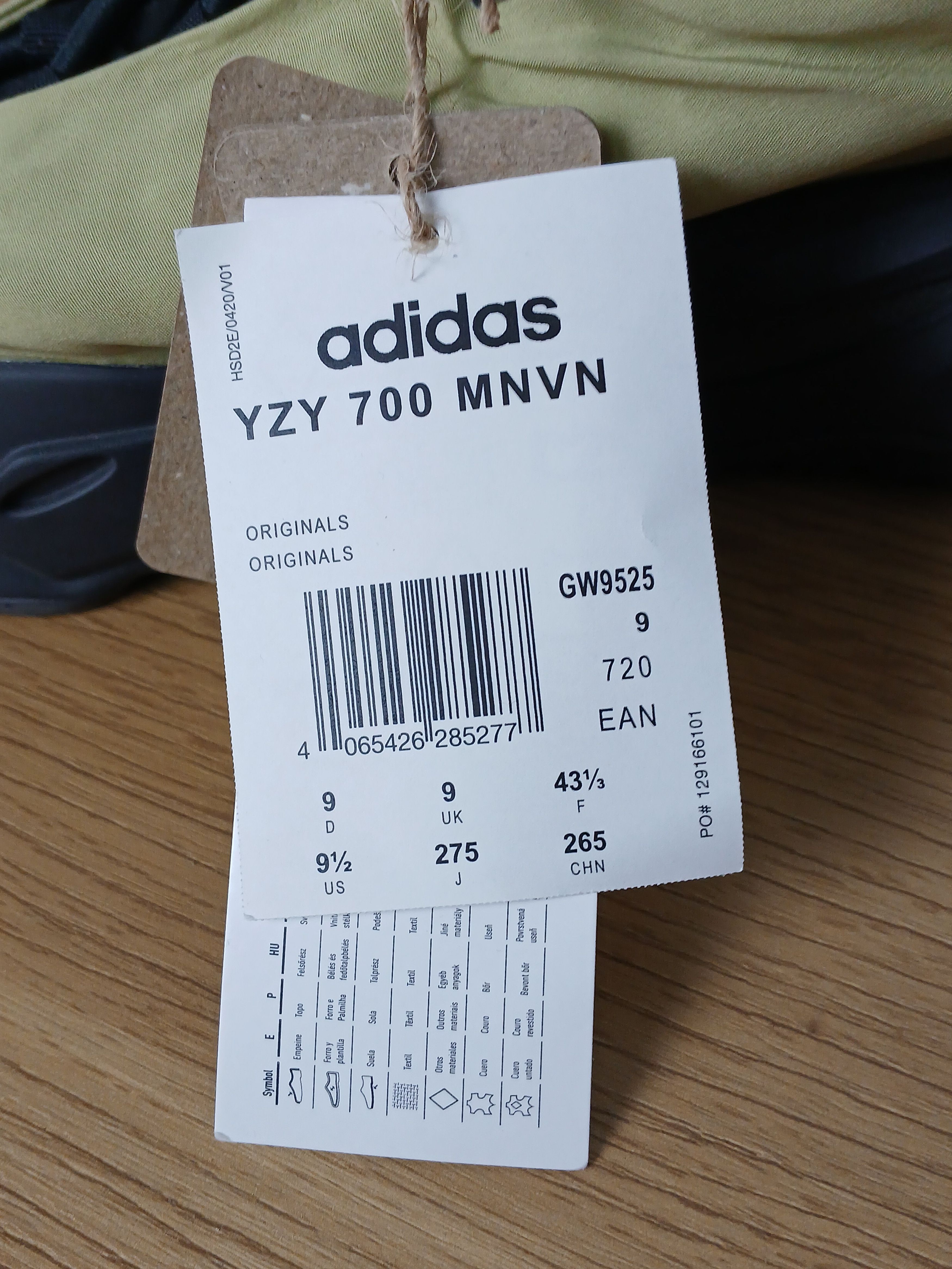 Adidas × Kanye West × Yeezy Adidas Yeezy Boost 700 MNVN Resin Sneakers Size US 9.5 / EU 42-43 - 13 Thumbnail