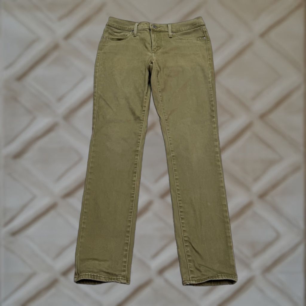 Levi's Levi's 311 Shaping Skinny Denim Jeans Womens 26 Green Mid Rise Stretch Casual Size 28" / US 6 / IT 42 - 1 Thumbnail