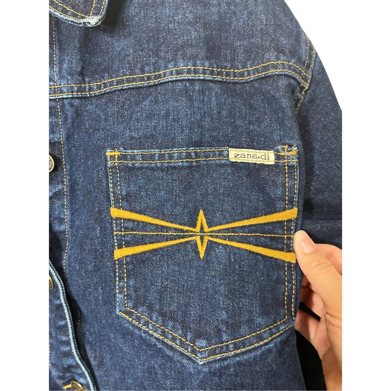 Other Vintage Zana Di Y2K Jean Jacket Size M Size M / US 6-8 / IT 42-44 - 4 Thumbnail