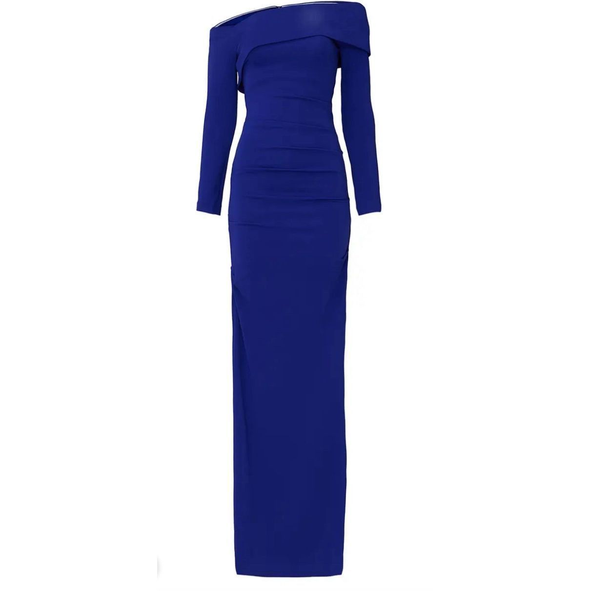Nicole Miller Nicole Miller Structured Off Shoulder Gown Size 8 $495 MSRP Size M / US 6-8 / IT 42-44 - 1 Thumbnail