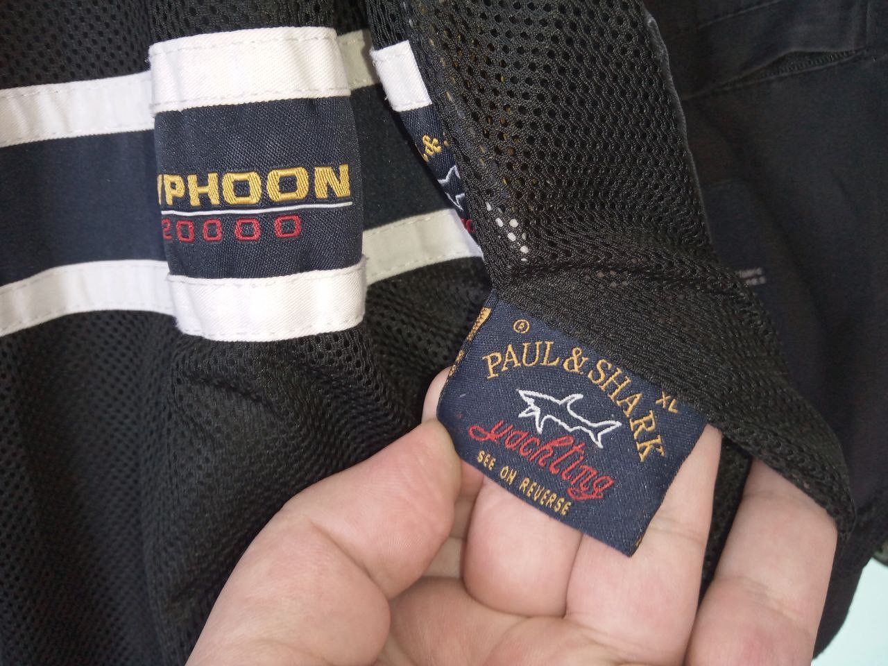 Paul & Shark Vintage Typhoon 20000 Paul & Shark Bomber Jacket Size US XL / EU 56 / 4 - 12 Thumbnail
