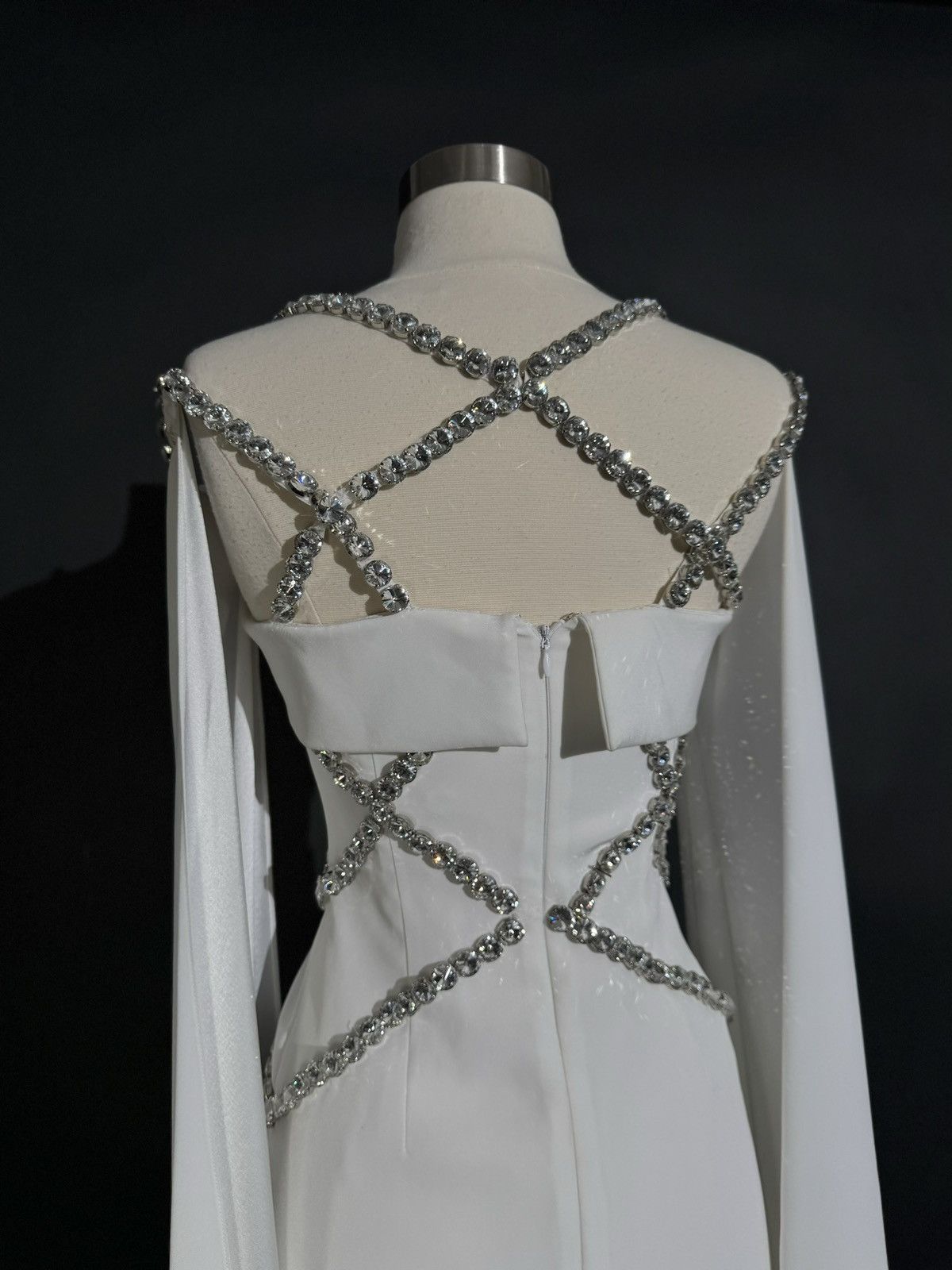 Other Brand New US 4 Georges Hobeika Evening Gown Stones Detailed Size S / US 4 / IT 40 - 6 Thumbnail